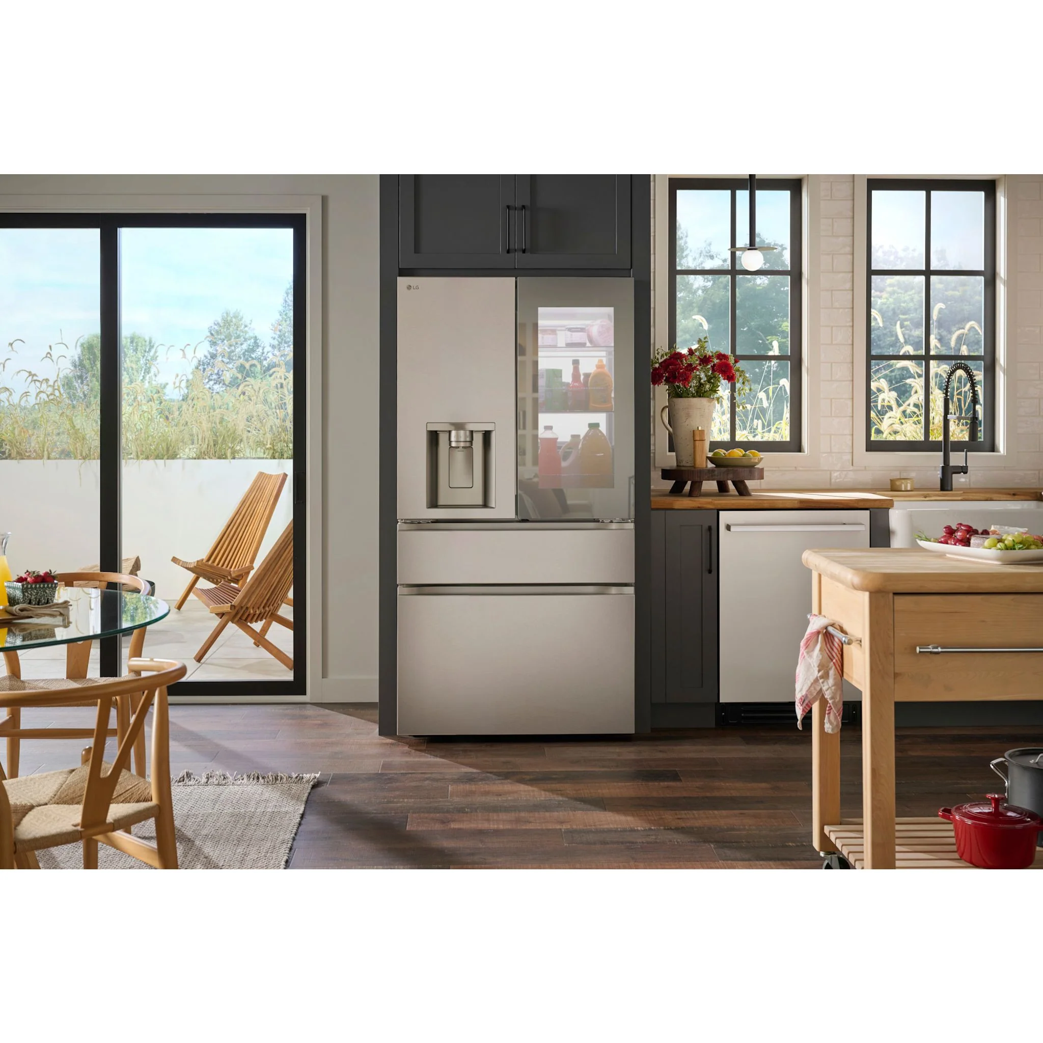 LG 36" 29 cu.ft. InstaView® Door-in-Door® with MyColor® Standard-Depth MAX® French Door - Stainless Steel (LF29S9775S) - Image 15