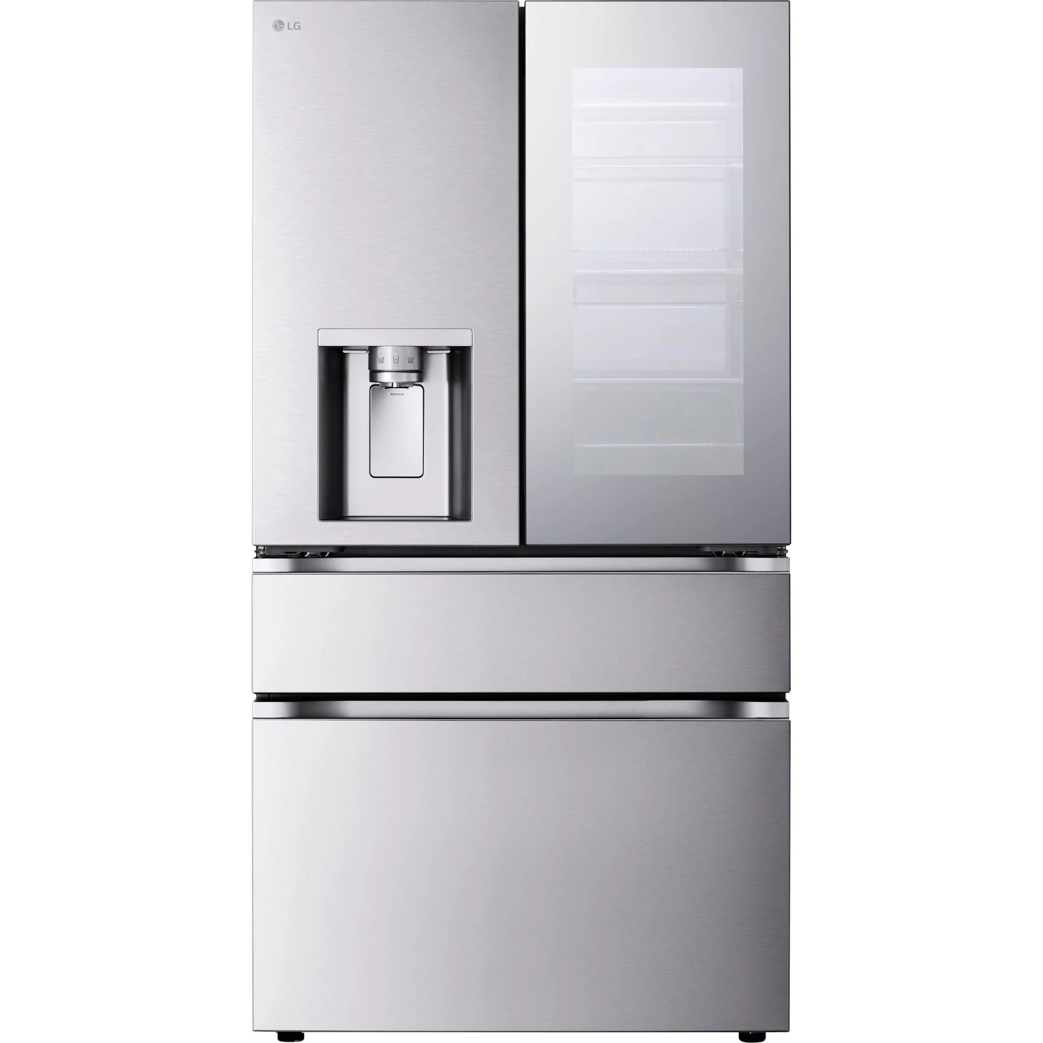 LG 36" 29 cu.ft. InstaView® Door-in-Door® with MyColor® Standard-Depth MAX® French Door - Stainless Steel (LF29S9775S) - Image 4