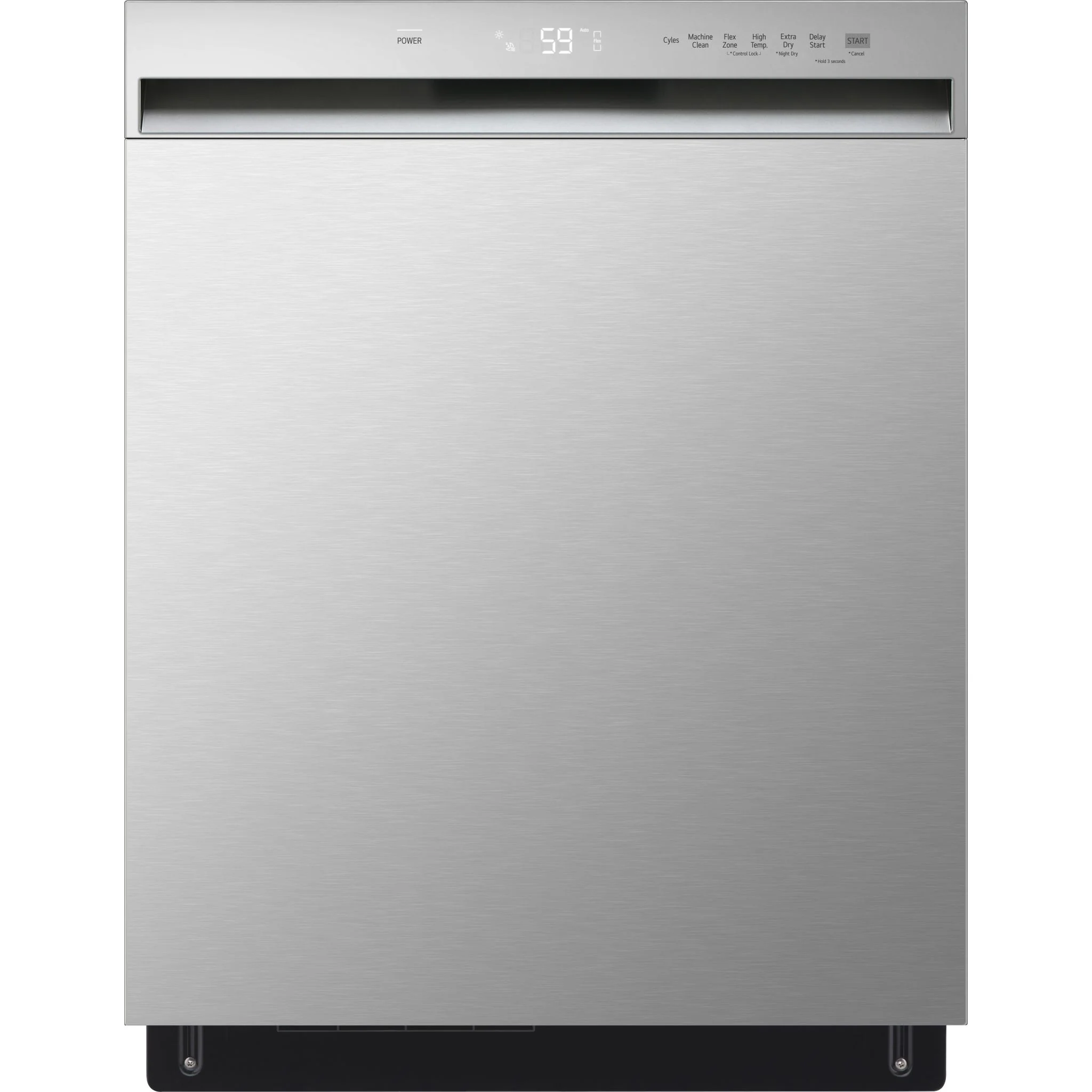 LG Front Control Dishwasher with 3rd rack and Dynamic Dry - Smudge Resistant Stainless Steel (LDFC3532S)