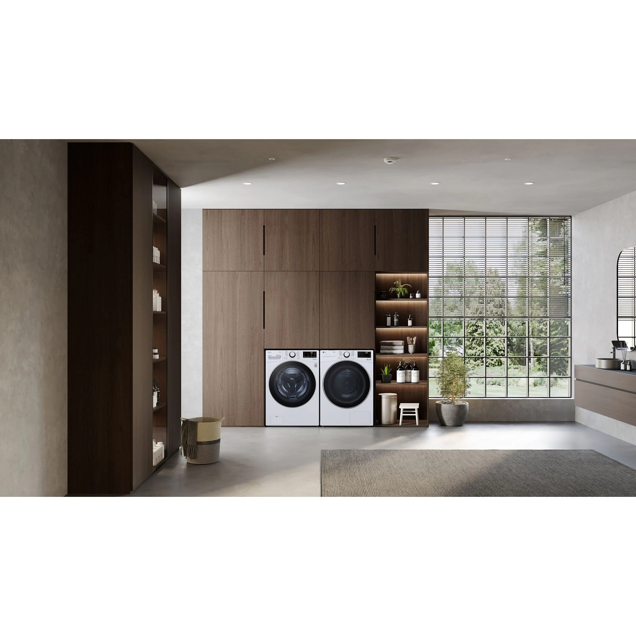 LG Front Load Pair (WM3600HWA-DLHC3602W) - White - Image 2