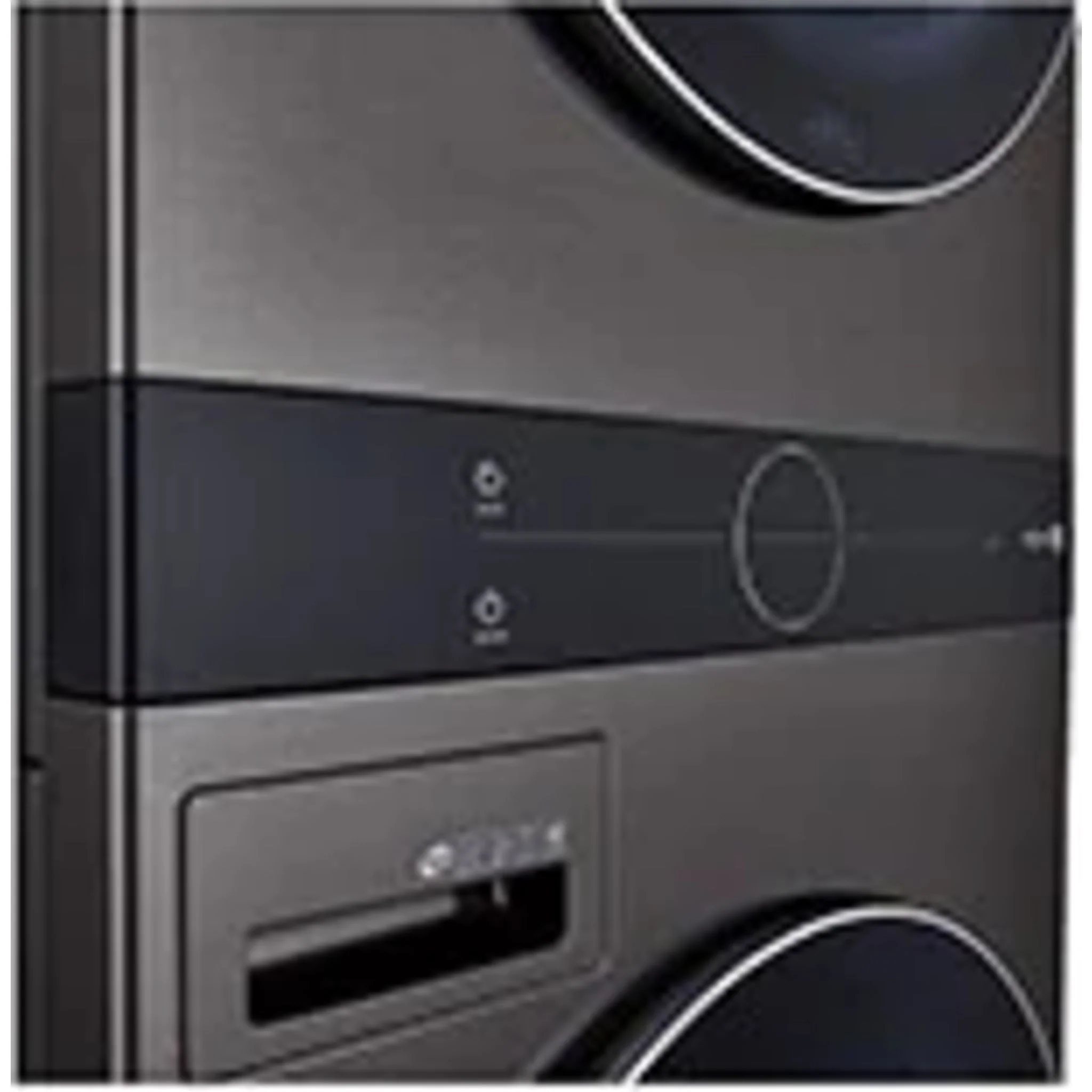 LG Single Unit Front Load LG WashTower® with Centre Control™ 5.2 cu. ft. Washer and 7.4 cu. ft. Electric Dryer - Black (WKEX200HBA) - Image 5