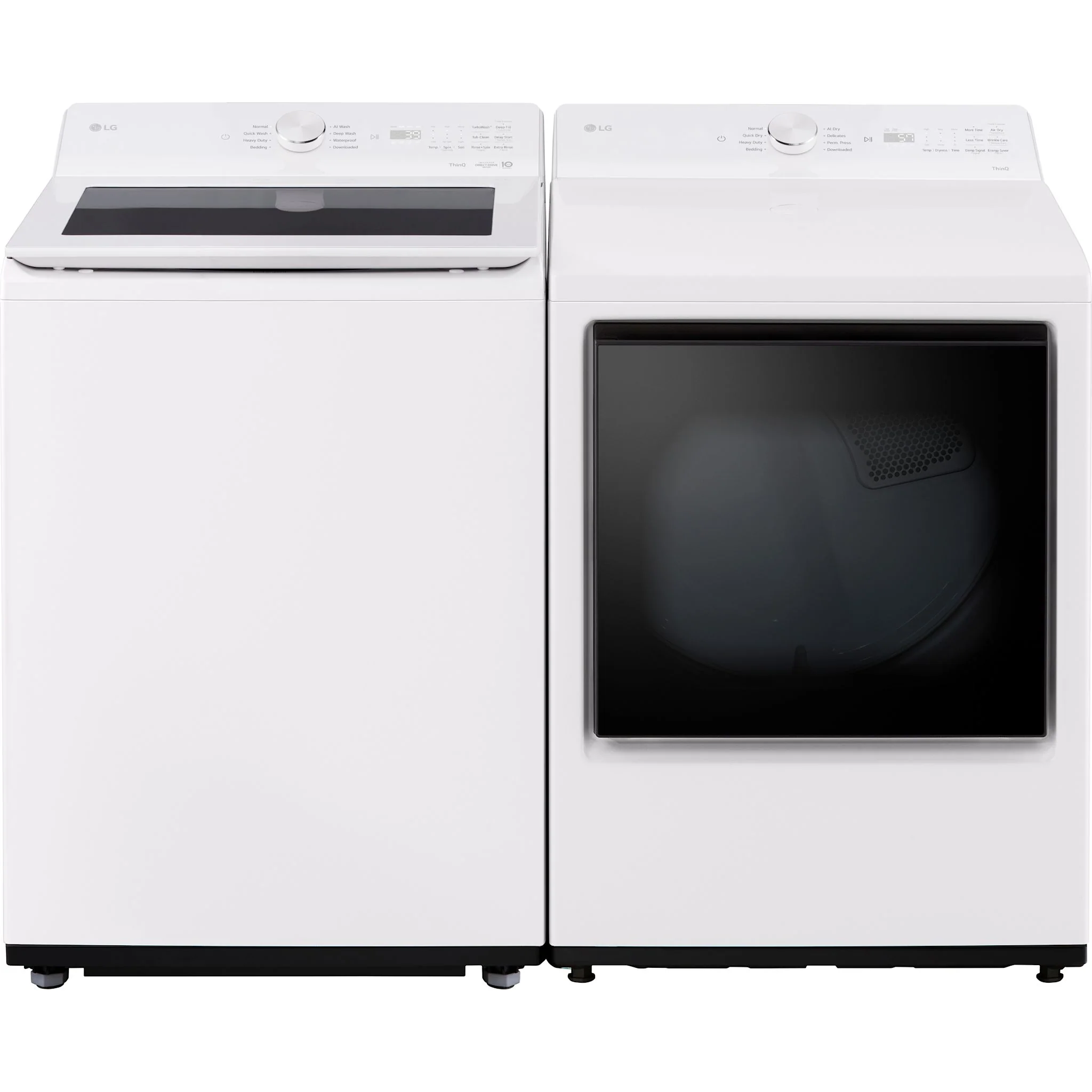 LG Top Load Pair (WT8200CW-DLE8200W) - White