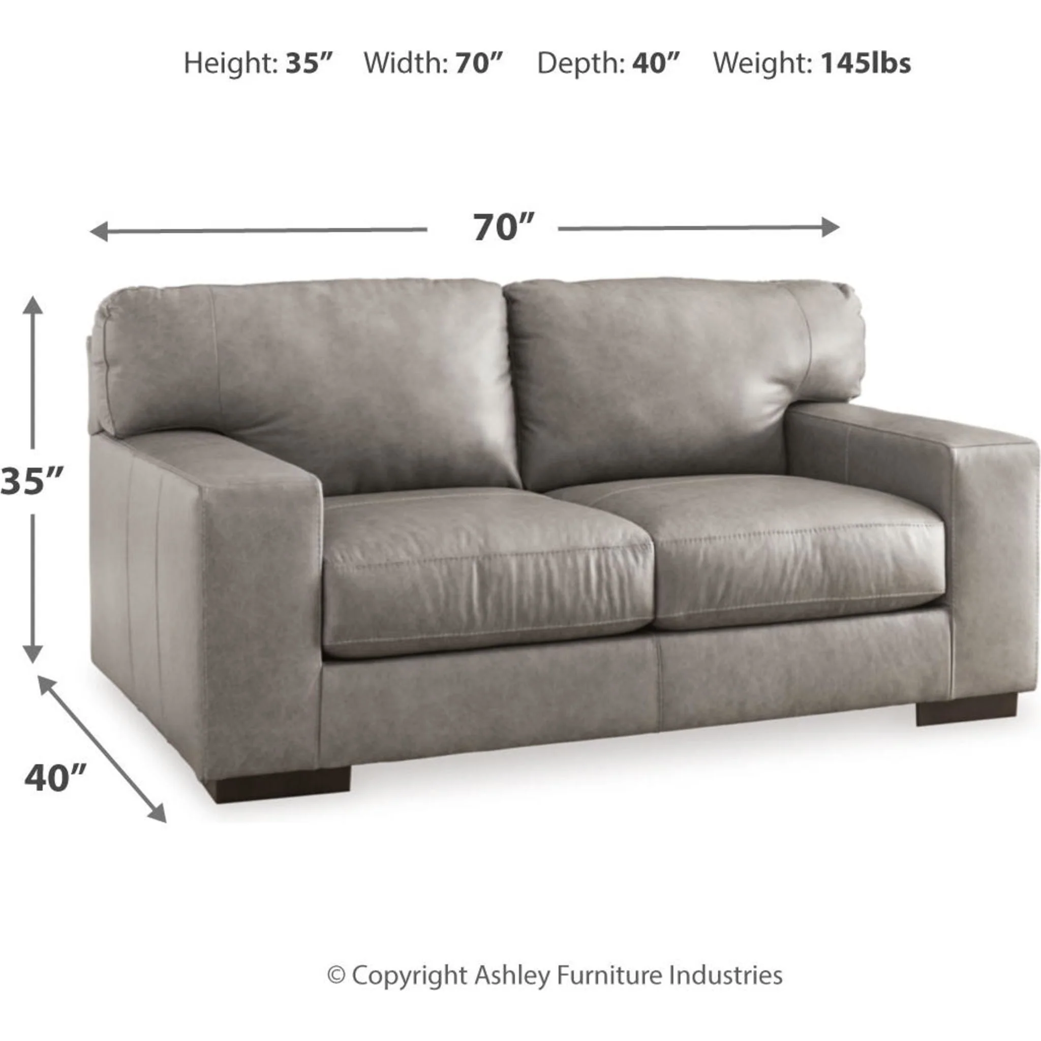 Lombardia-Exclusive Loveseat - Image 8