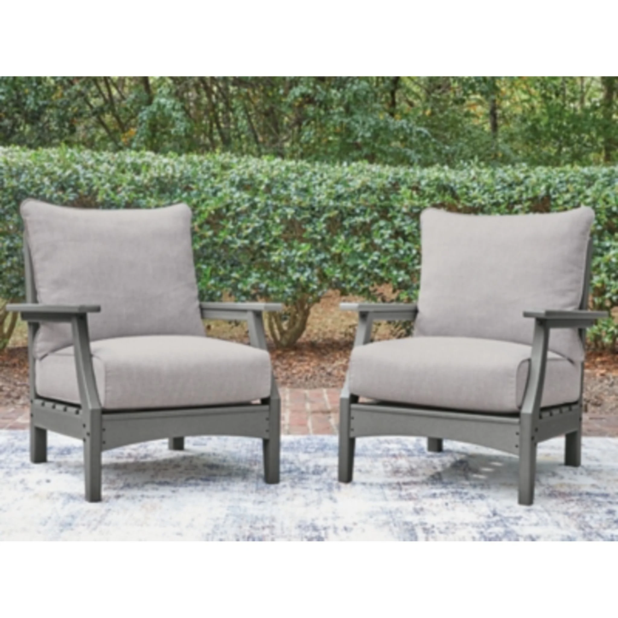 Lone View Bay Outdoor Lounge Chair with Cushion (set of 2) - Image 13