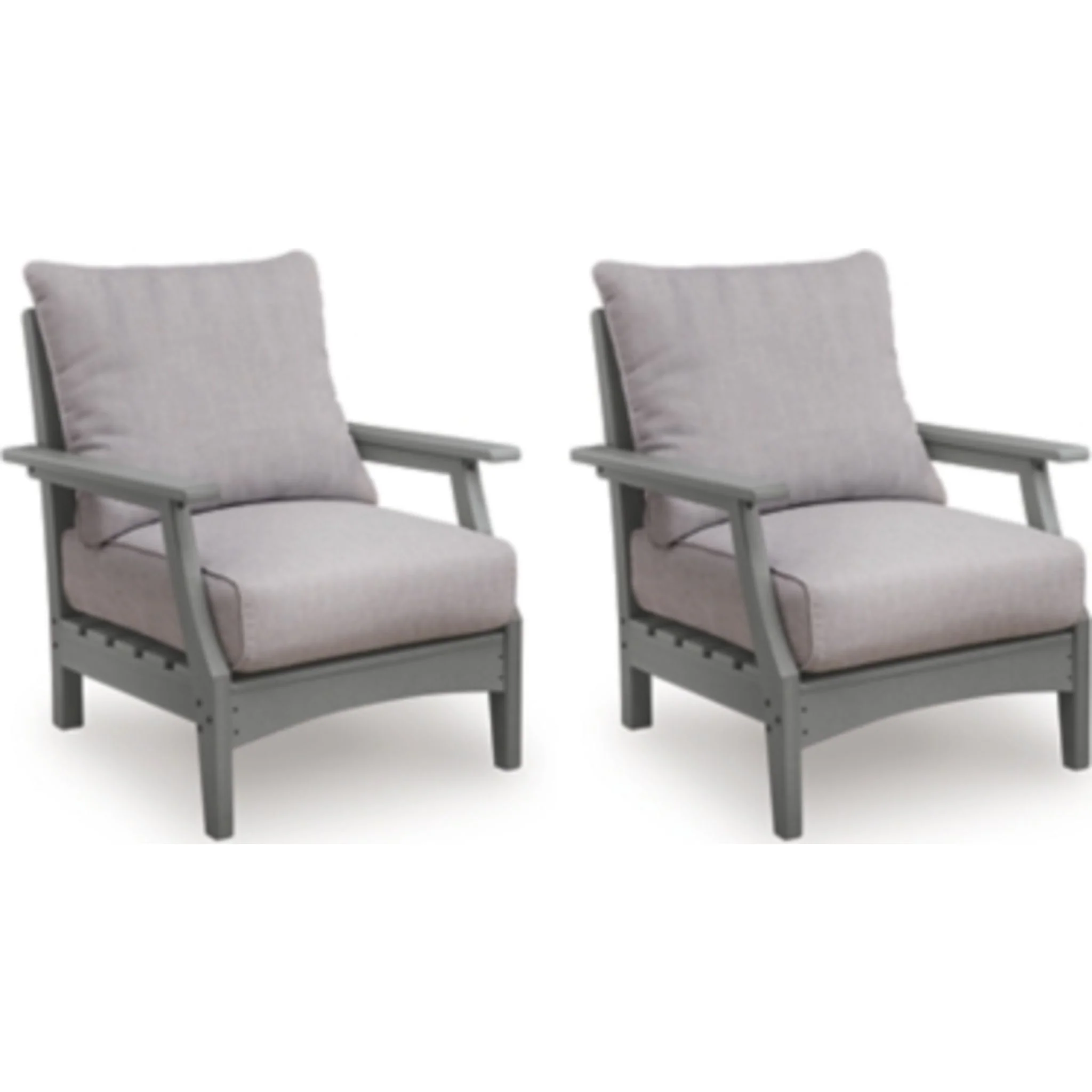 Lone View Bay Outdoor Lounge Chair with Cushion (set of 2) - Image 14