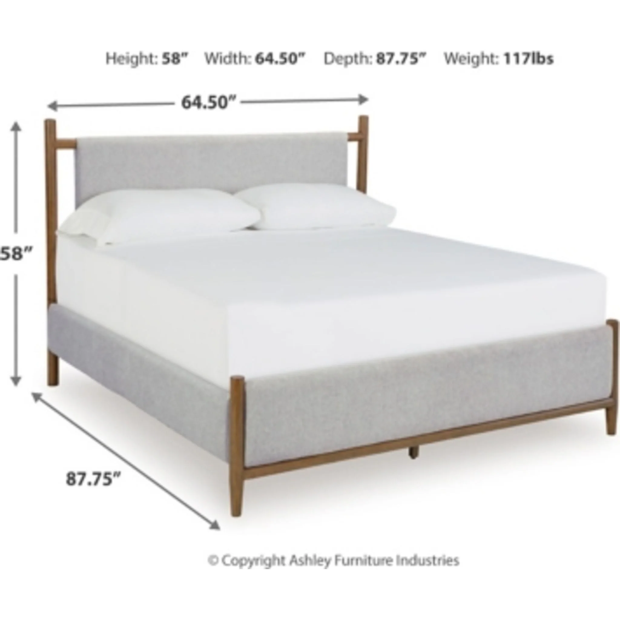 Lyncott Upholstered Bed - Image 26