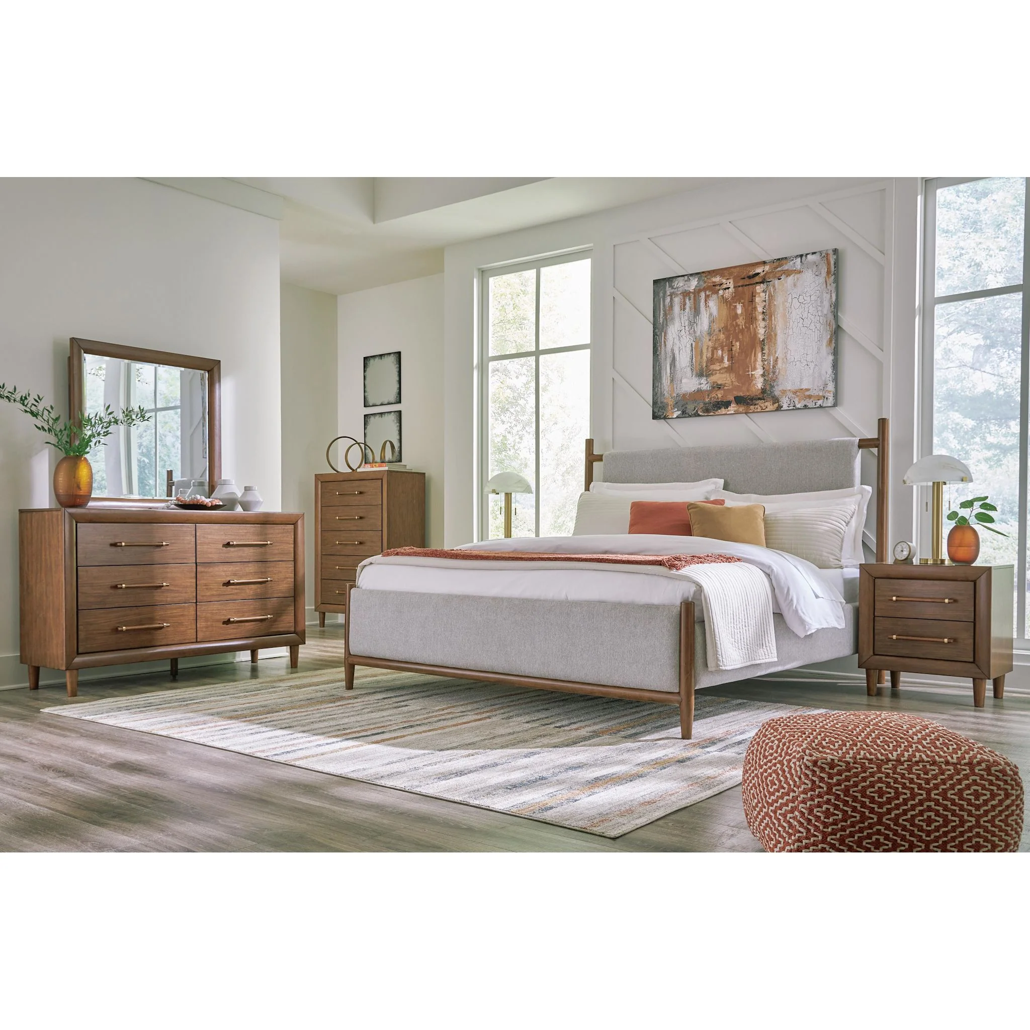 Lyncott Upholstered Bed - Image 72