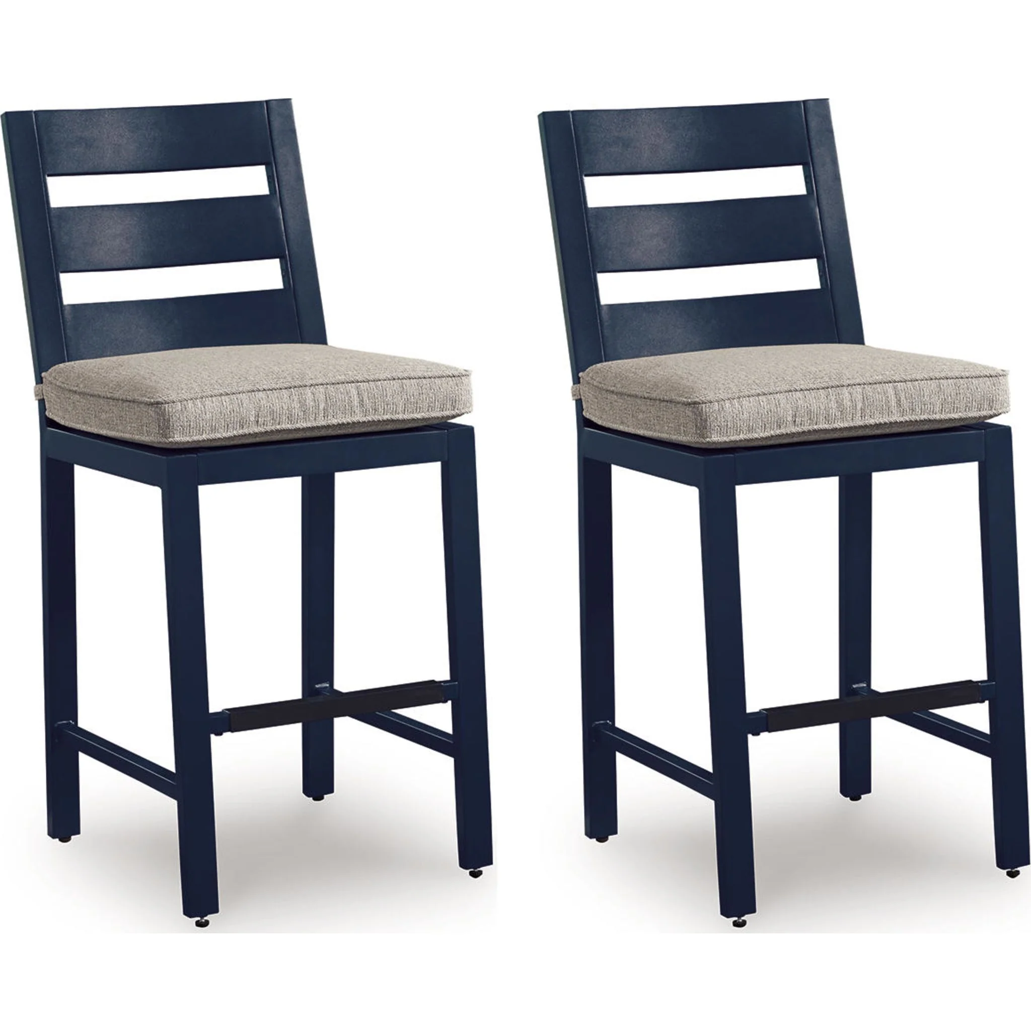 Mabry Shores Outdoor Barstool with Cushion (set of 2)