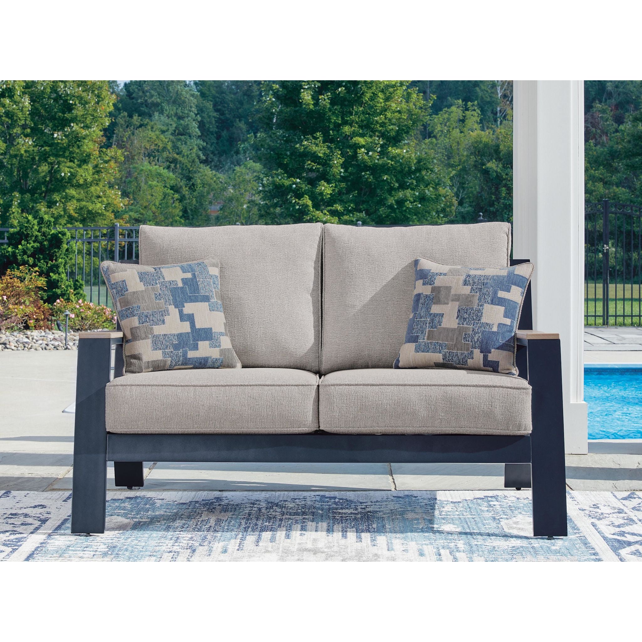 Mabry Shores Outdoor Loveseat with Cushion - Image 19