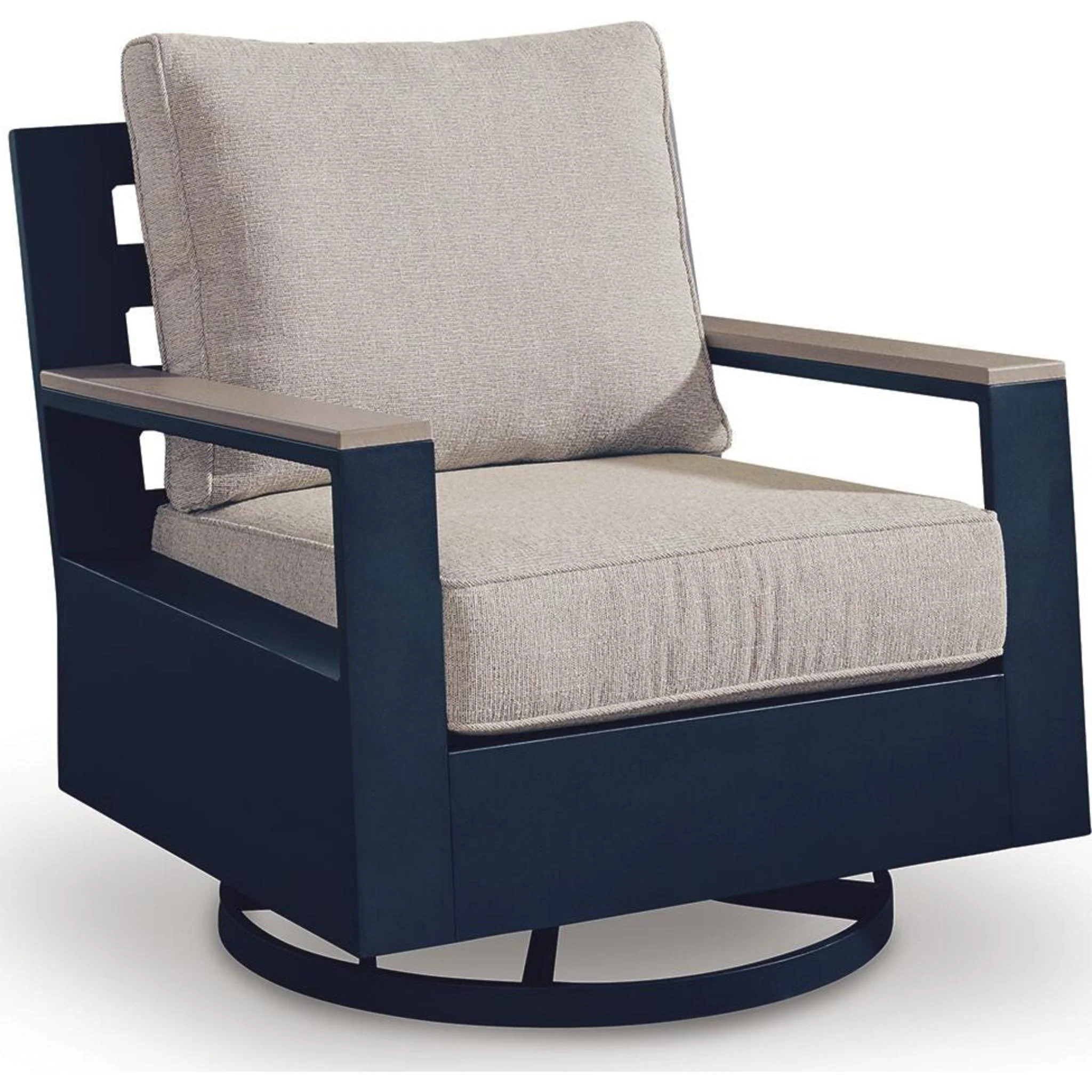 Mabry Shores Outdoor Swivel Glider Chair with Cushion - Image 14
