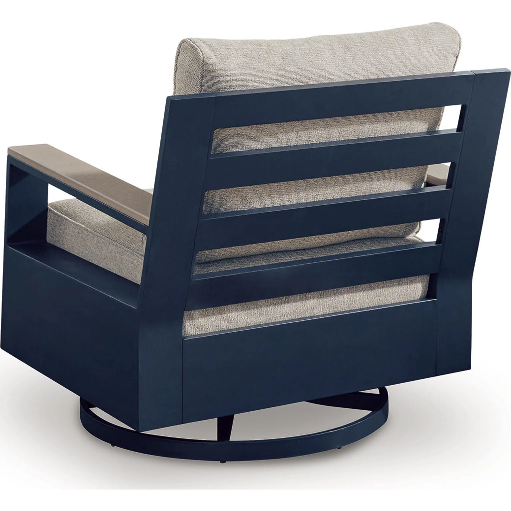 Mabry Shores Outdoor Swivel Glider Chair with Cushion - Image 3