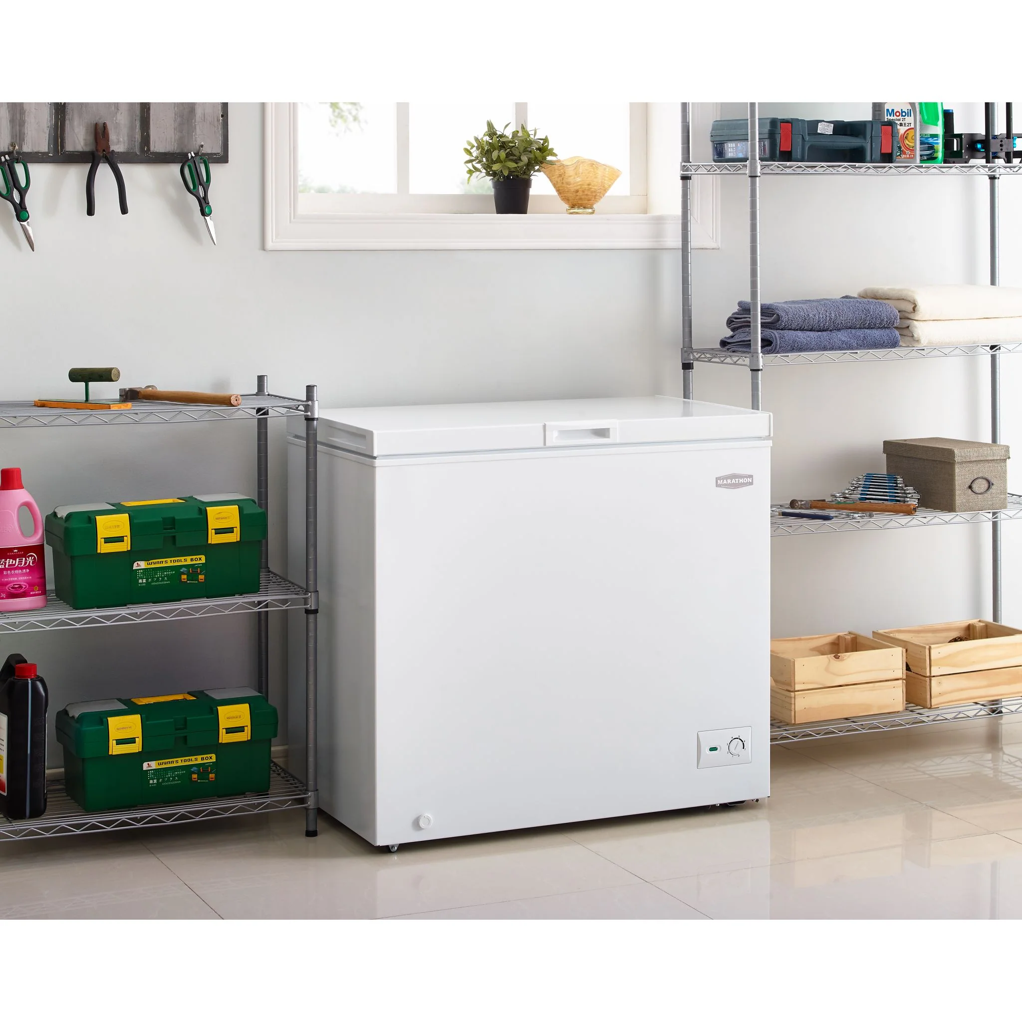 Marathon Chest Freezer (MCF71W) - White - Image 4