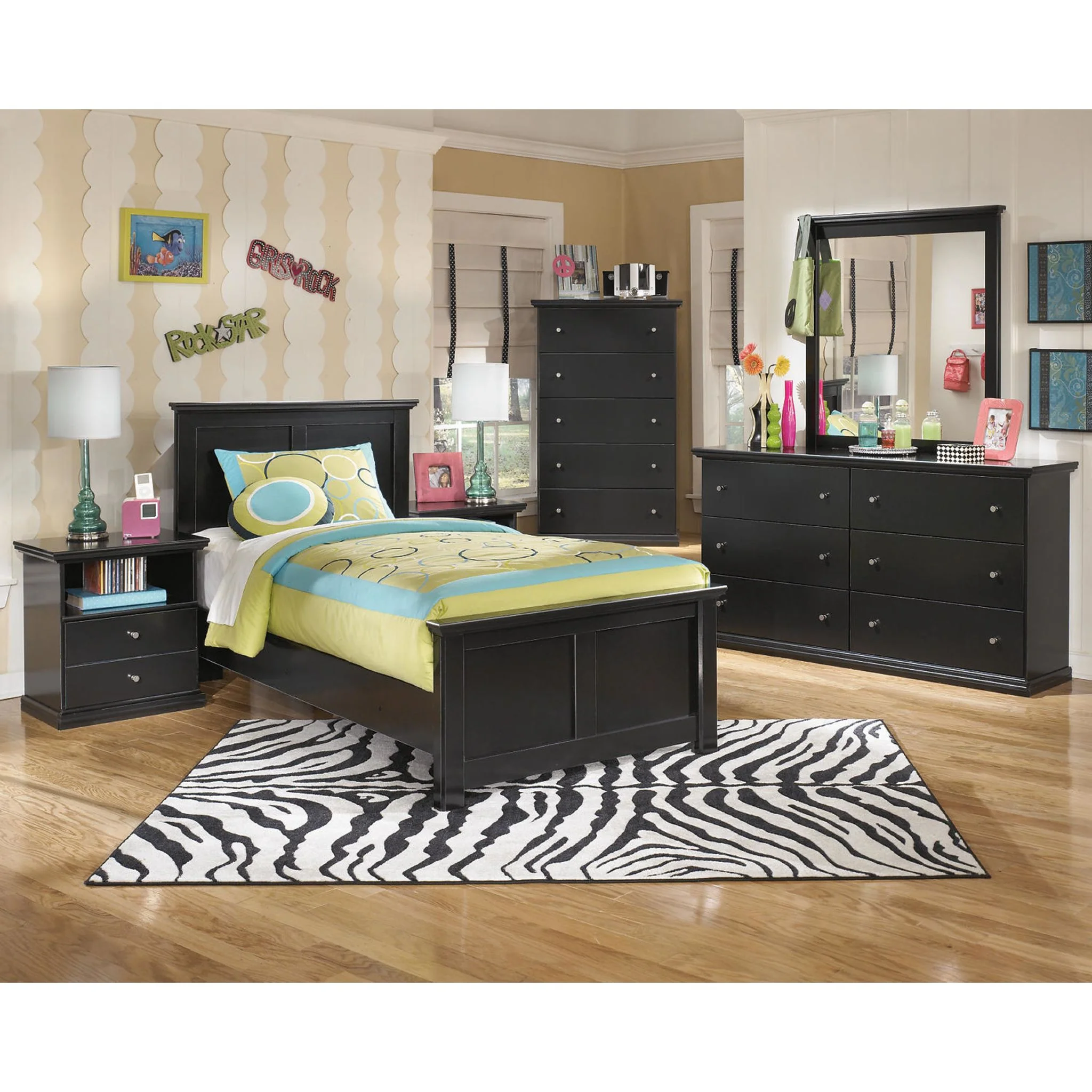 Maribel Twin Panel Bed - Image 8