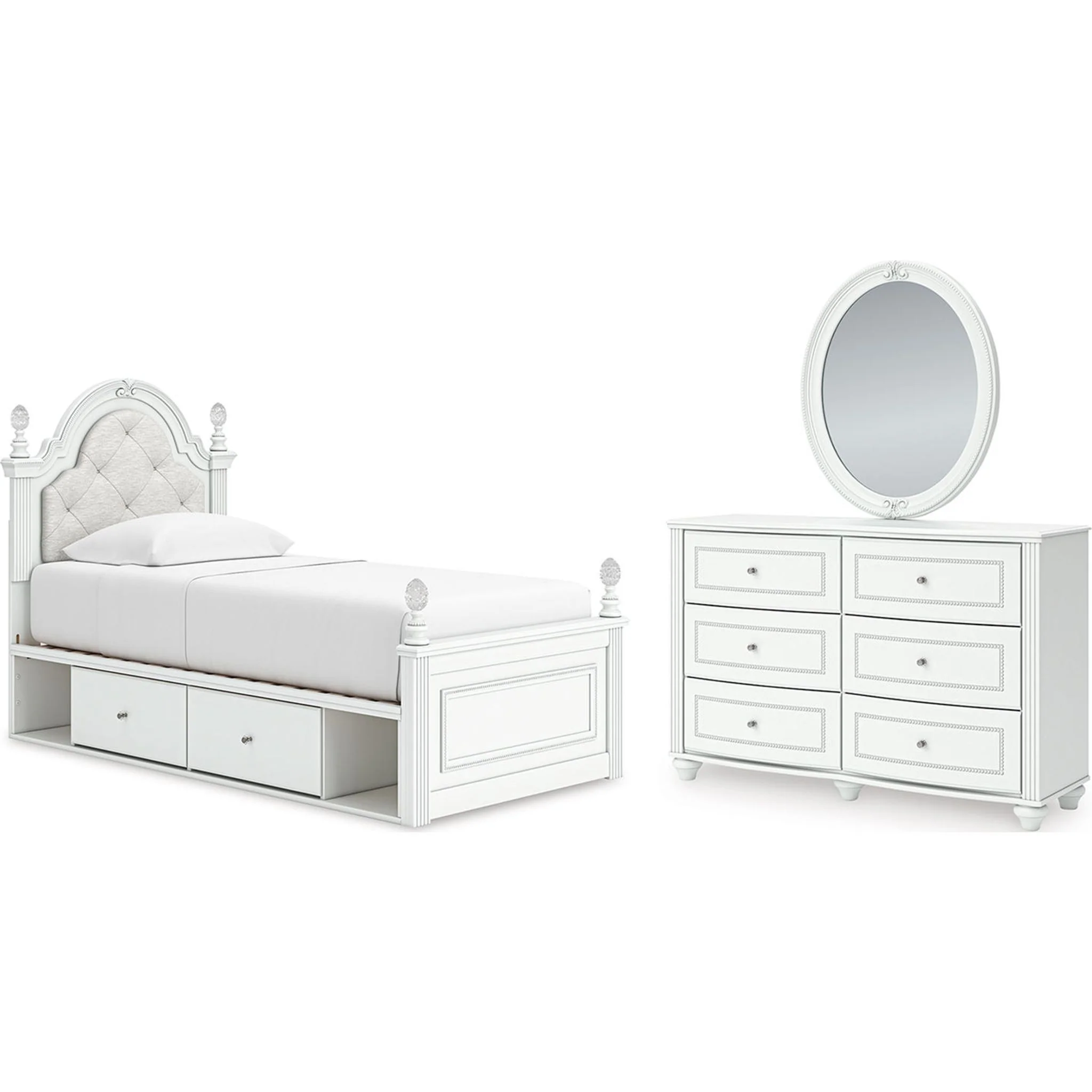 Maylilly 5 Piece Twin Storage Bedroom