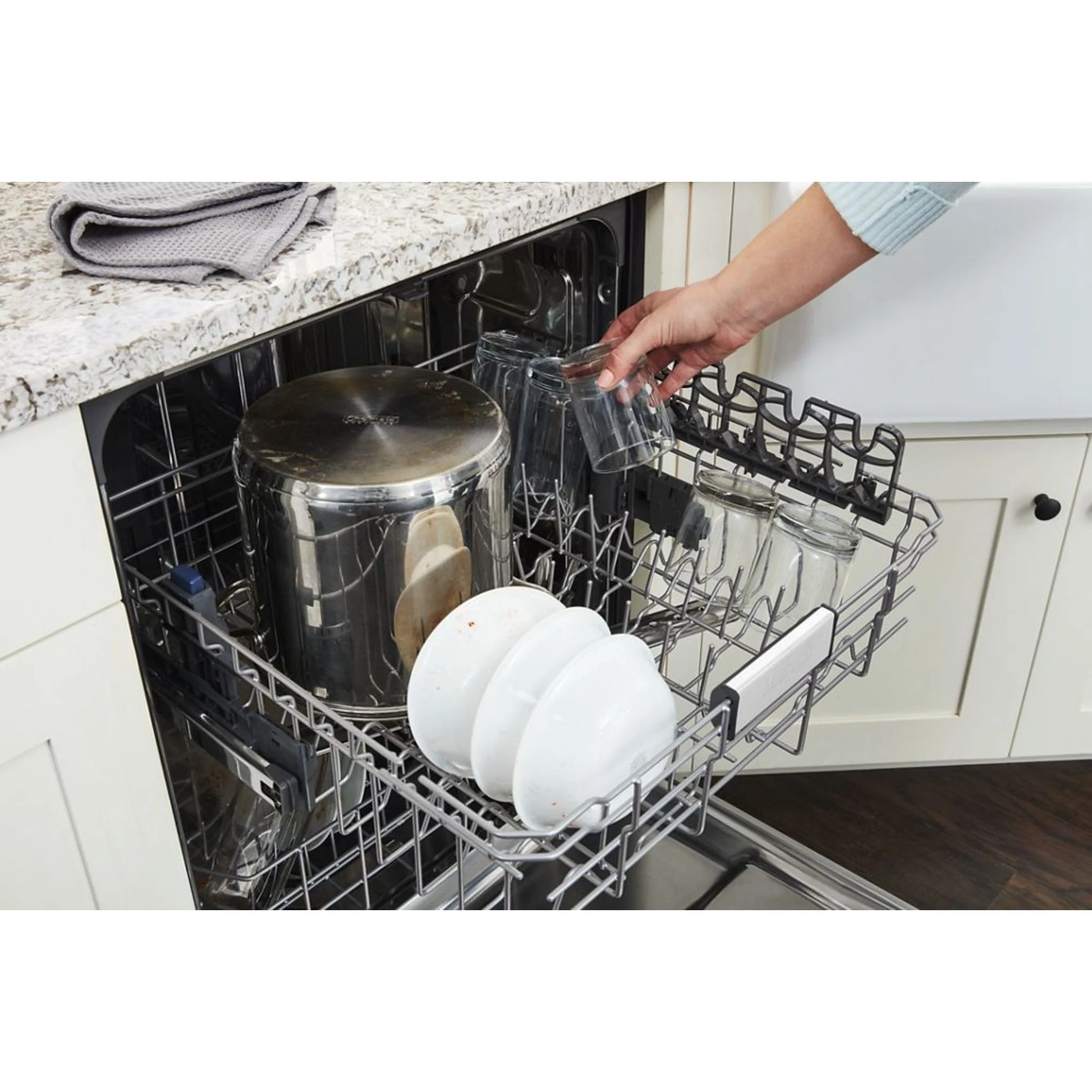 Maytag Top Control Dishwasher with Dual Power Filtration and PowerBlast Cycle -Stainless Steel (MDB4949SKZ) - Image 35