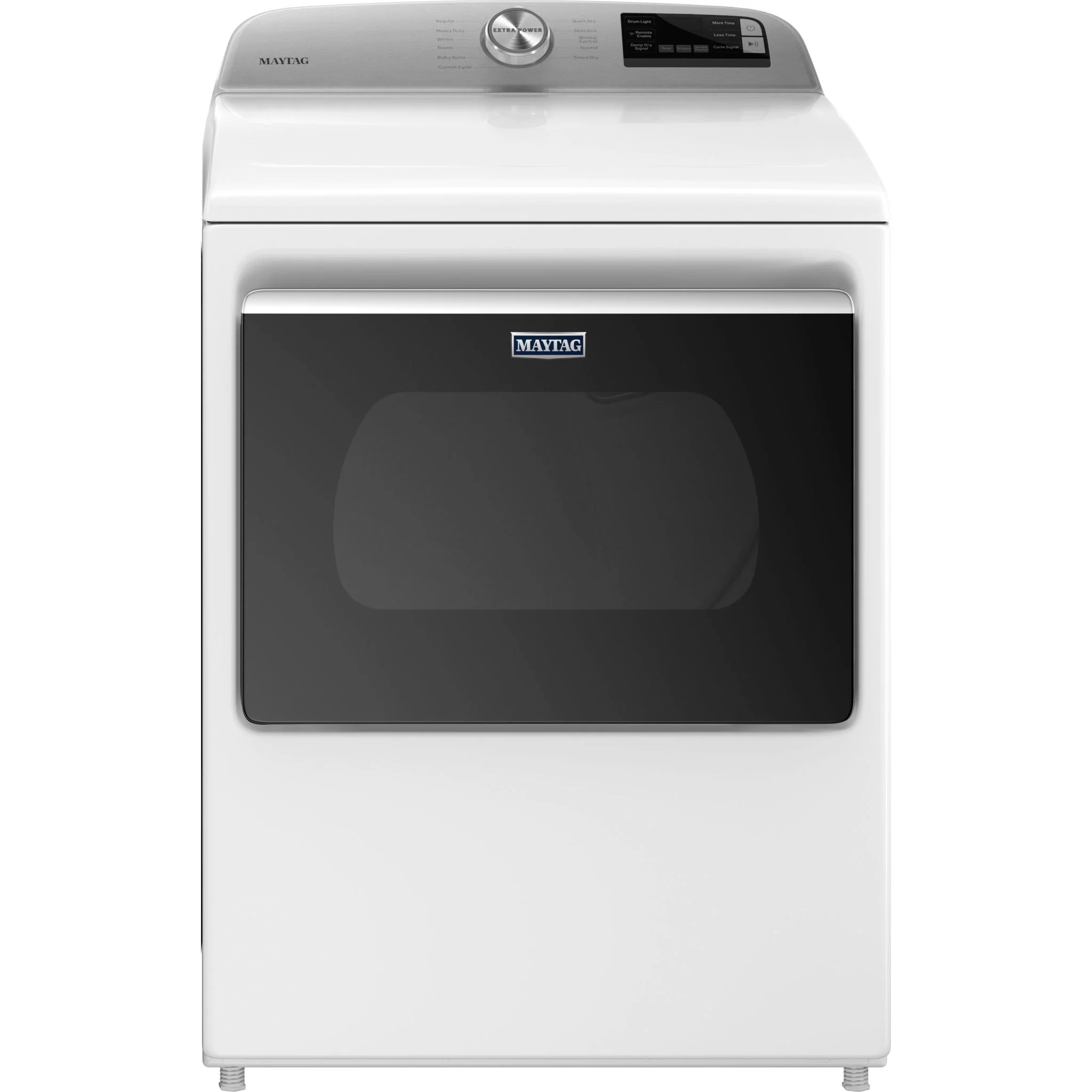 Maytag Smart Top Load Electric Dryer with Extra Power Button - 7.4 cu.ft. - White (YMED6230HW)