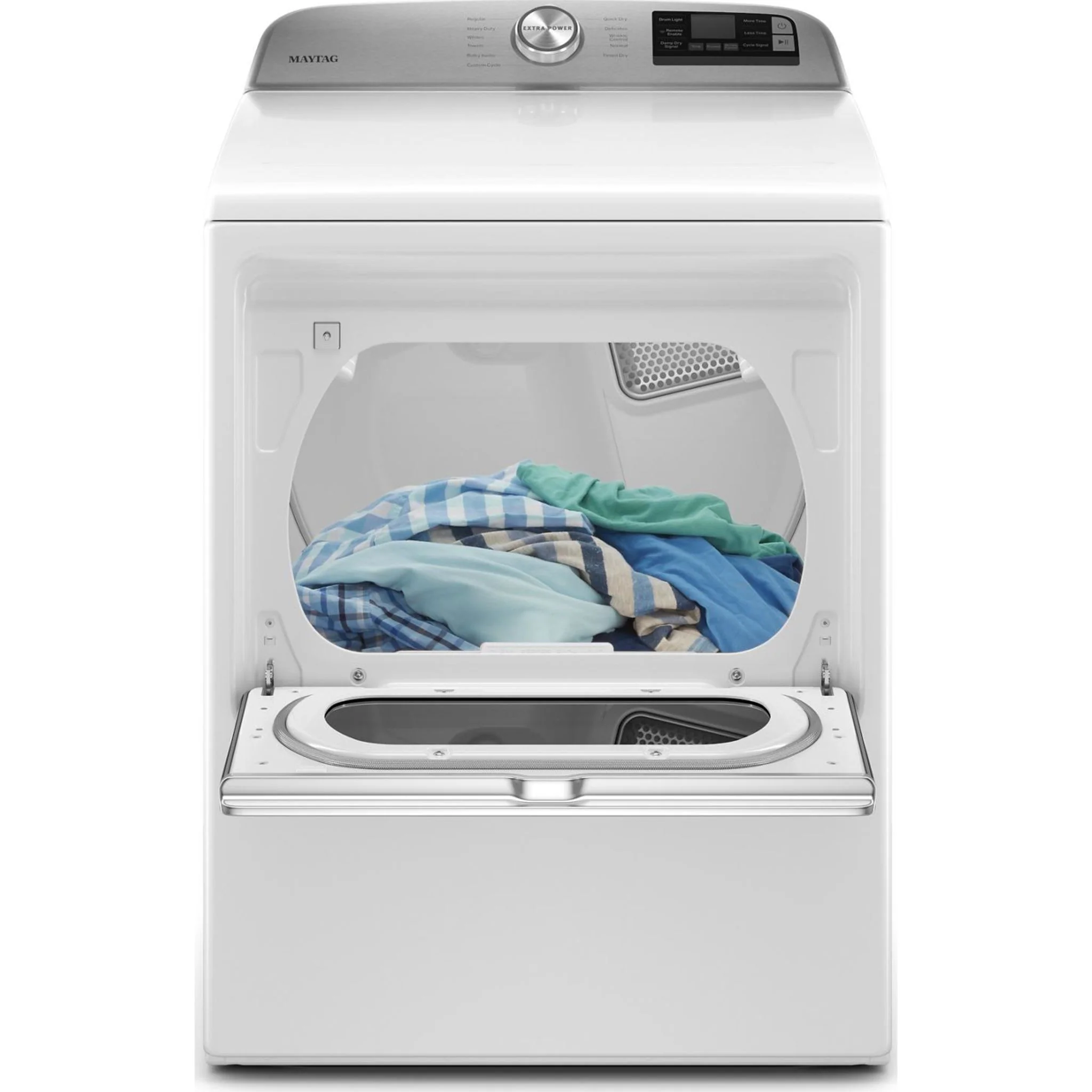 Maytag Smart Top Load Electric Dryer with Extra Power Button - 7.4 cu.ft. - White (YMED6230HW) - Image 16