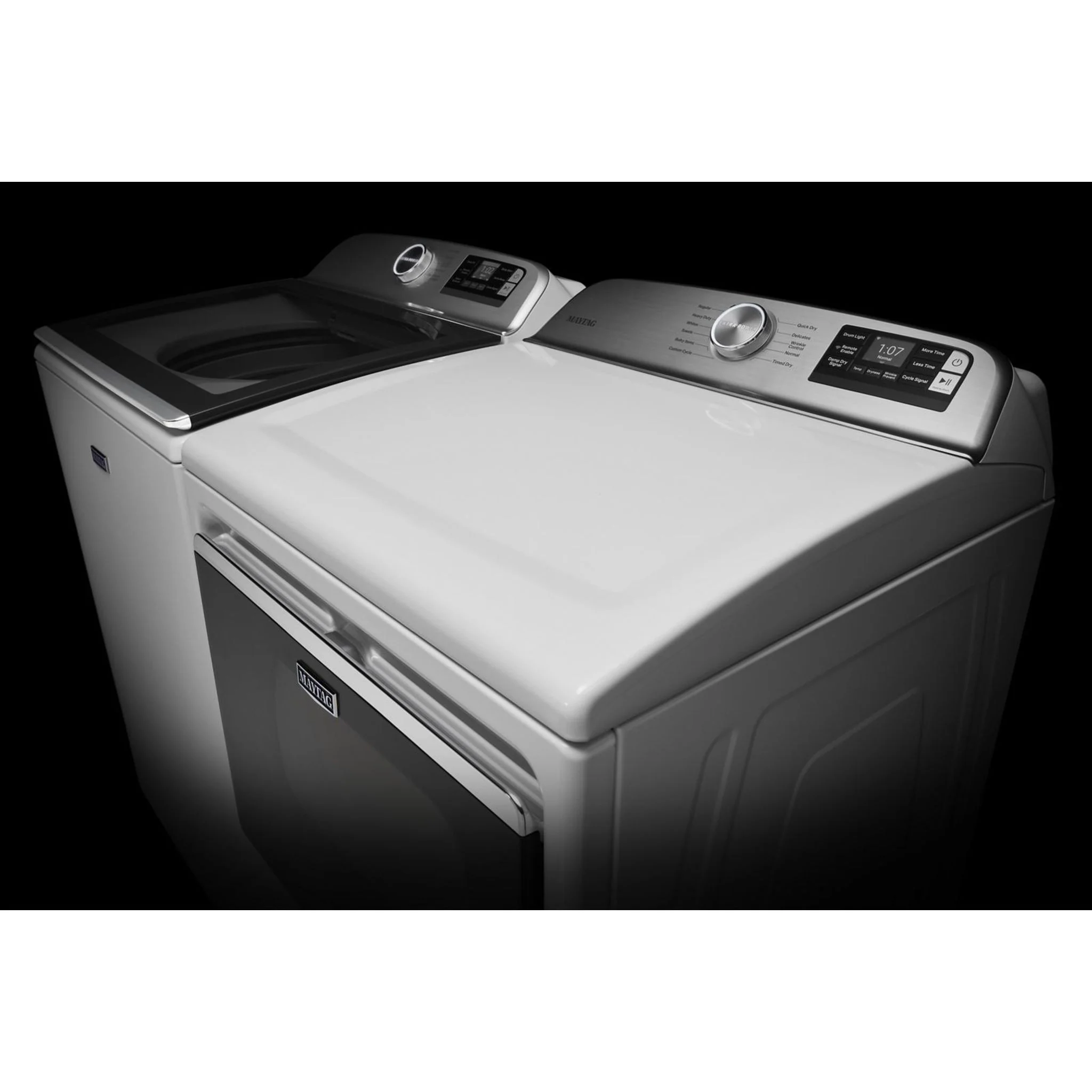 Maytag Smart Top Load Electric Dryer with Extra Power Button - 7.4 cu.ft. - White (YMED6230HW) - Image 20