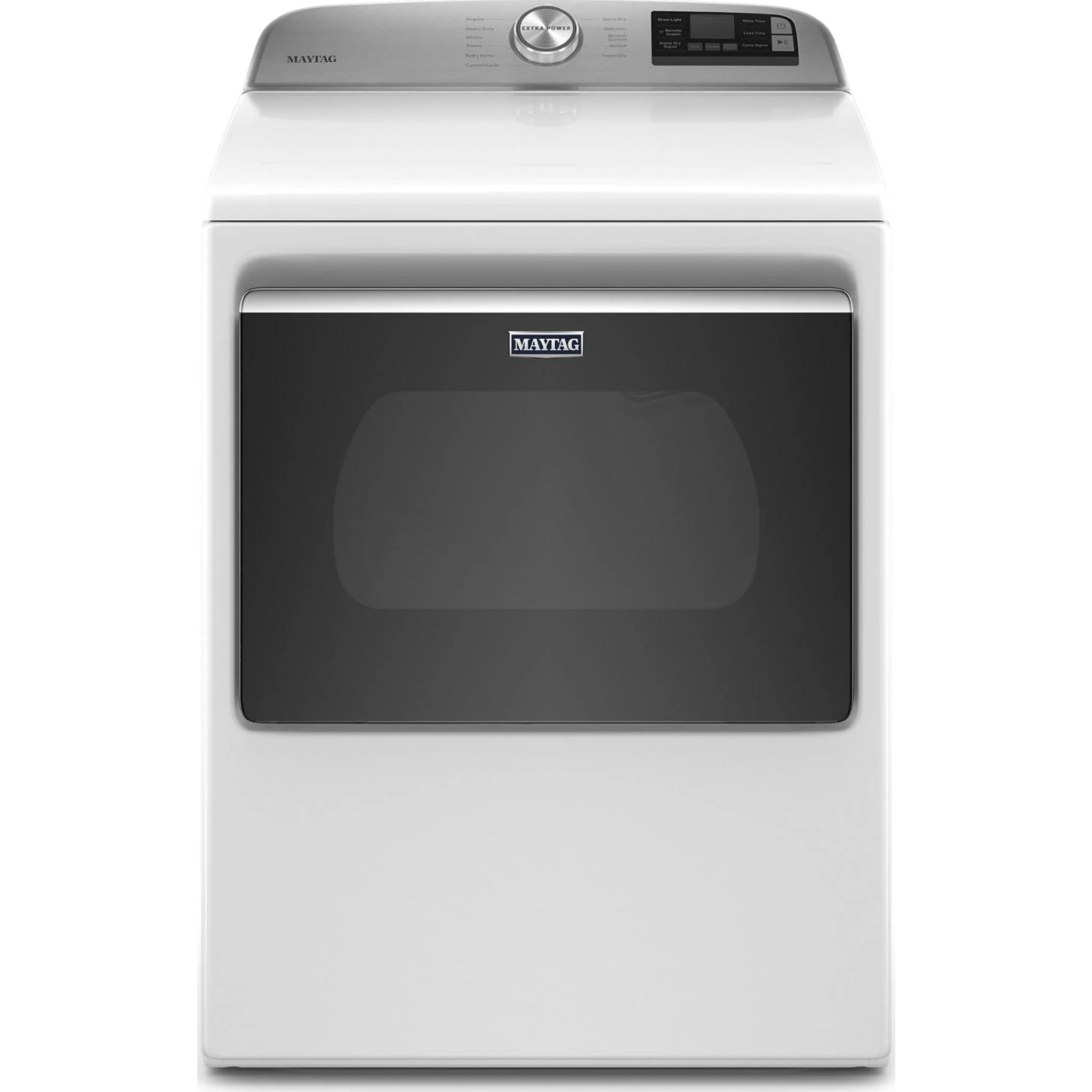 Maytag Smart Top Load Electric Dryer with Extra Power Button - 7.4 cu.ft. - White (YMED6230HW) - Image 6