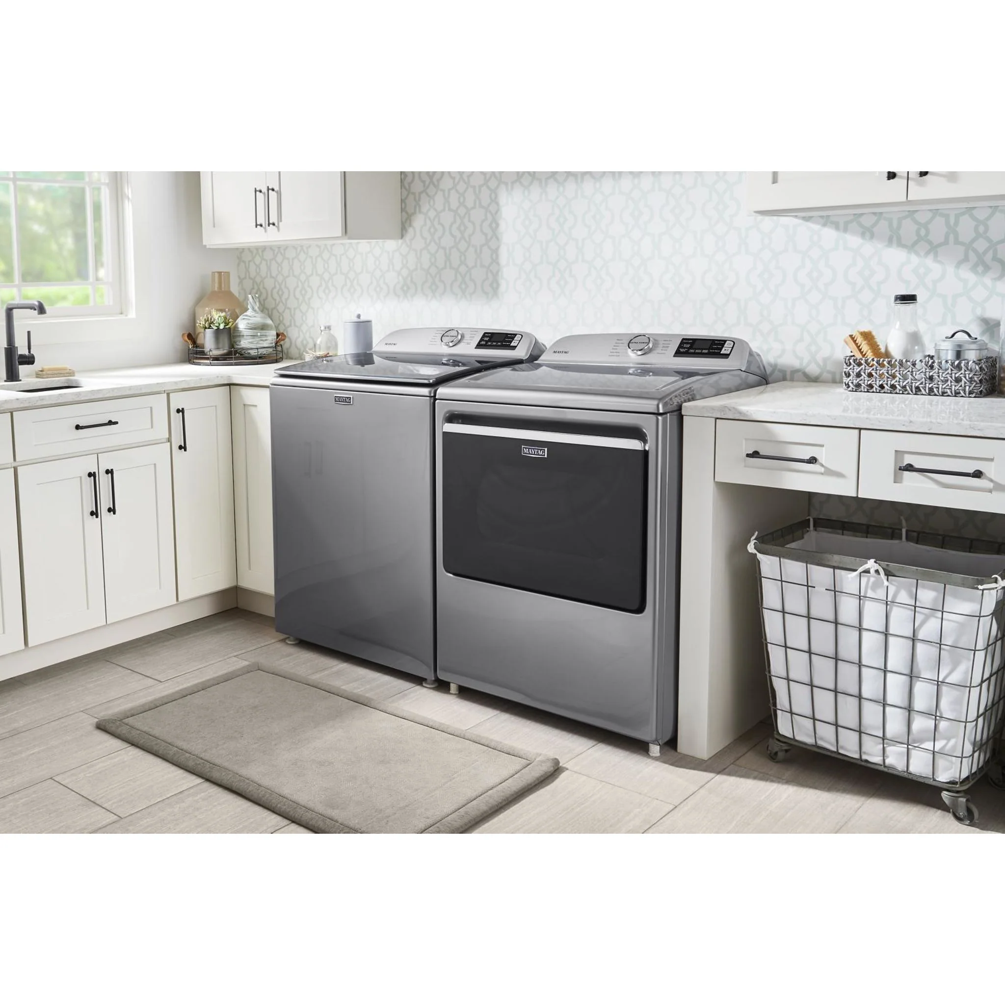 Maytag Smart Top Load Gas Dryer with Extra Power Button - 7.4 cu.ft. - Metallic Slate (MGD6230HC) - Image 39