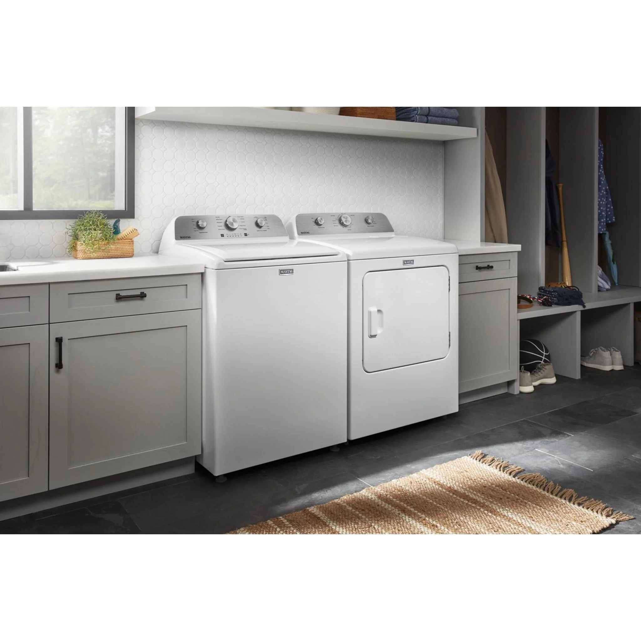 Maytag Top Load Gas Wrinkle Prevent Dryer - 7.0 cu.ft. - White (MGD4500MW) - Image 7