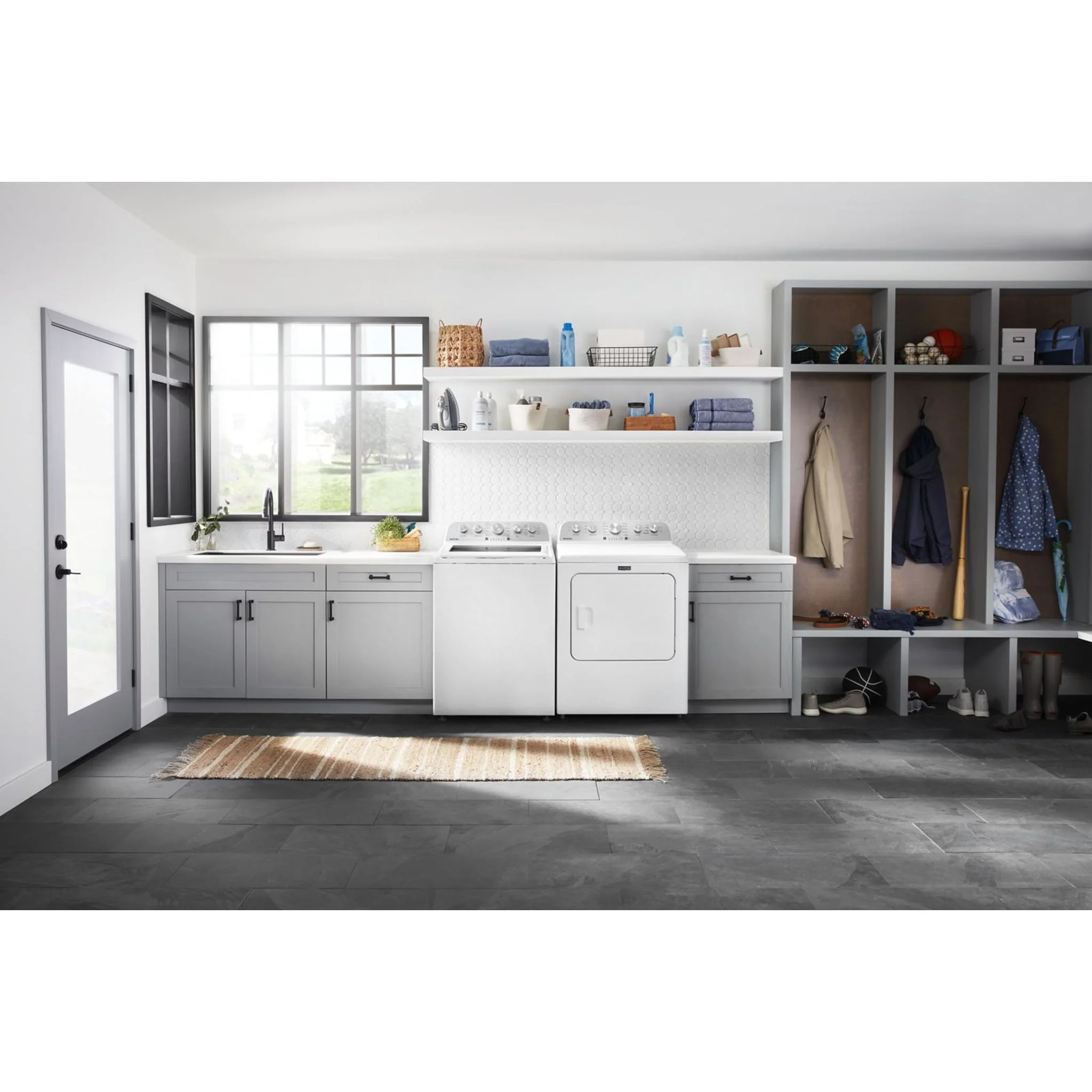 Maytag Top Load Gas Dryer with Steam-Enhanced Cycles - 7.0 cu. ft. -White (MGD5430MW) - Image 3