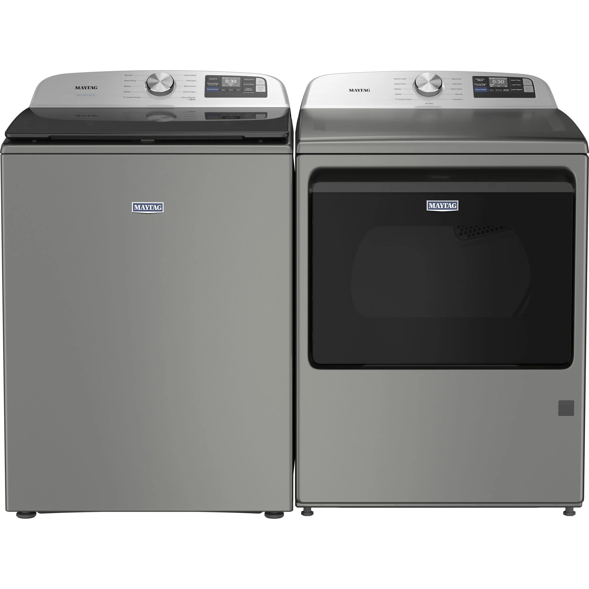 Maytag Top Load Pair (MTW6205RR-YMED6205RR) - White