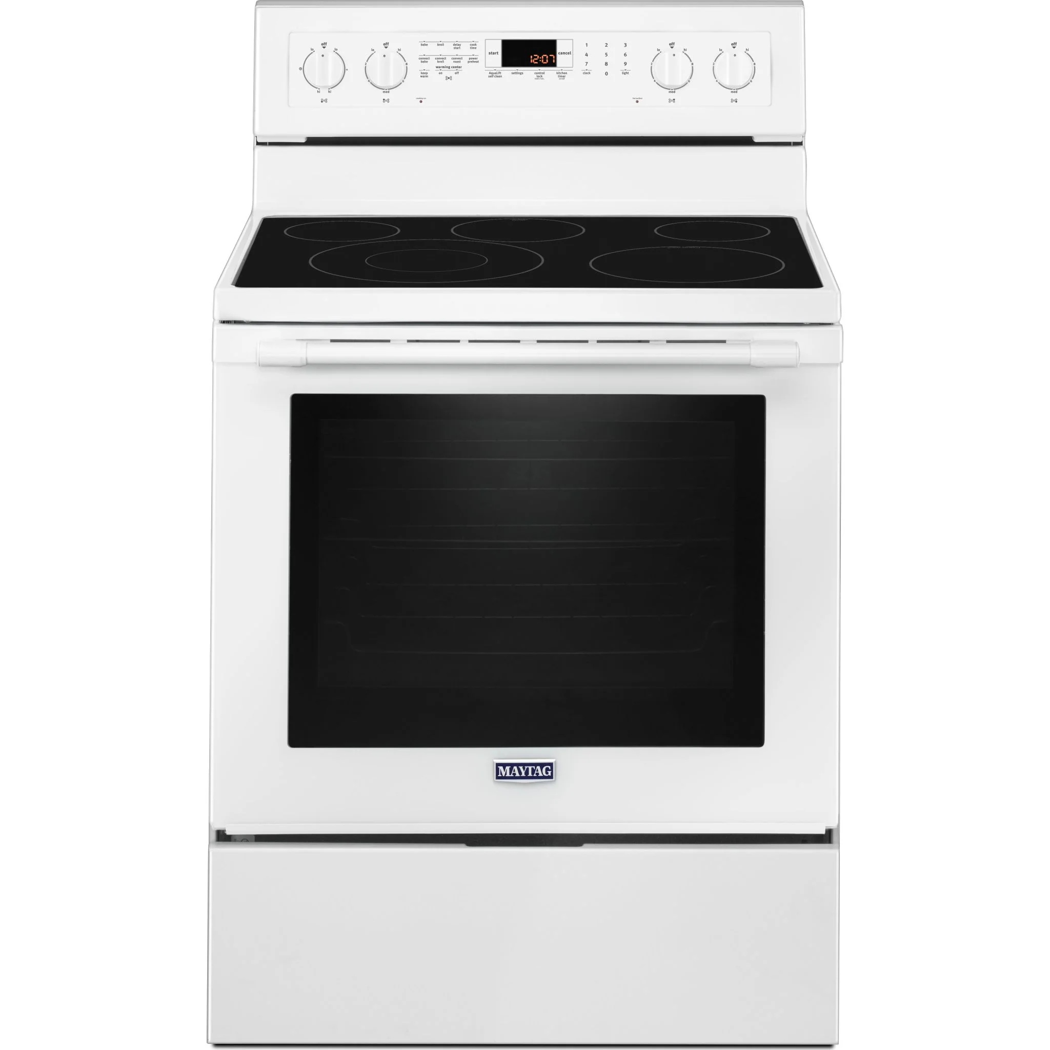 Maytag 30" WIDE ELECTRIC RANGE WITH TRUE CONVECTION AND POWER PREHEAT - 6.4 cu. ft. (YMER8800FW)