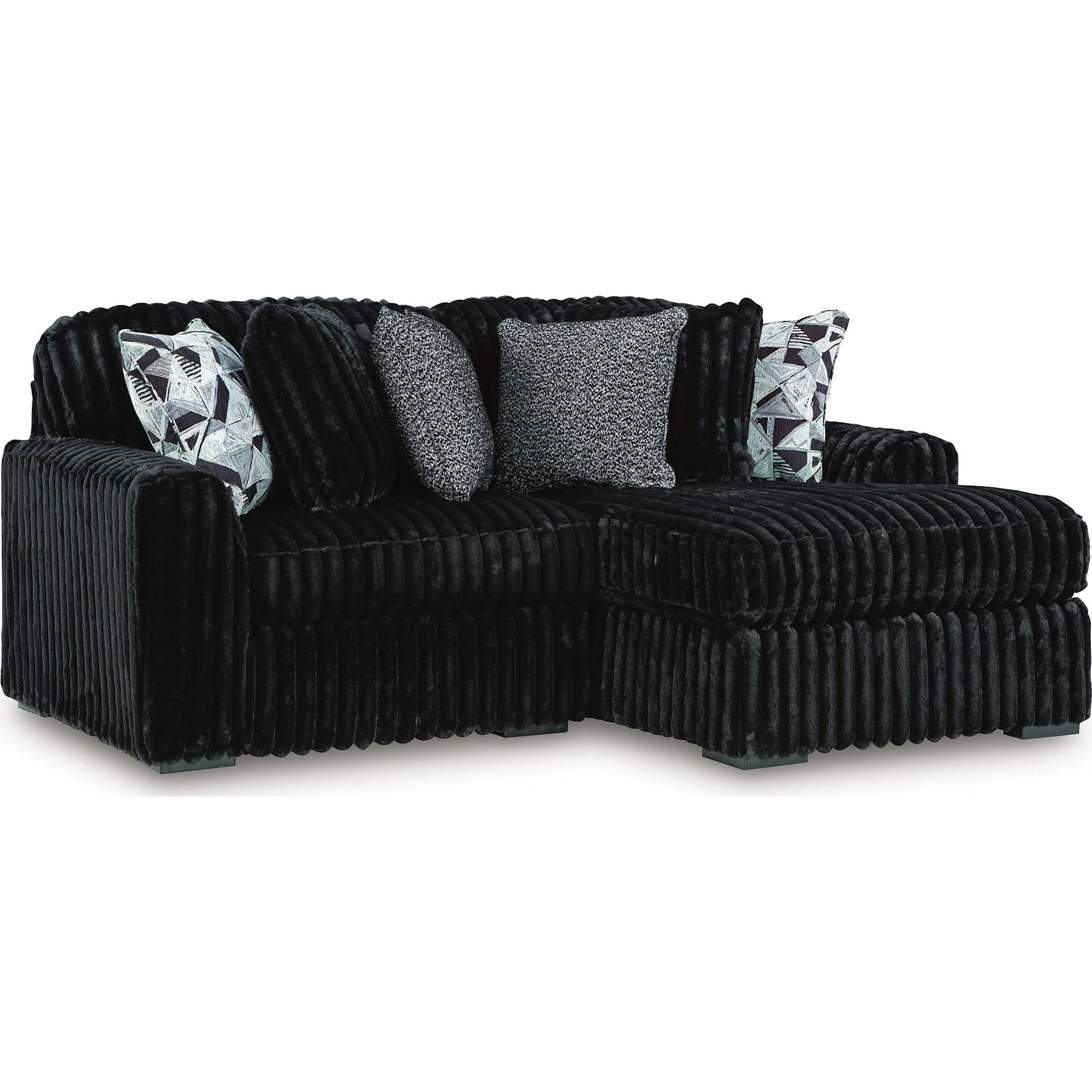 Midnight-Madness 2 Piece Sectional with Chaise - Image 17