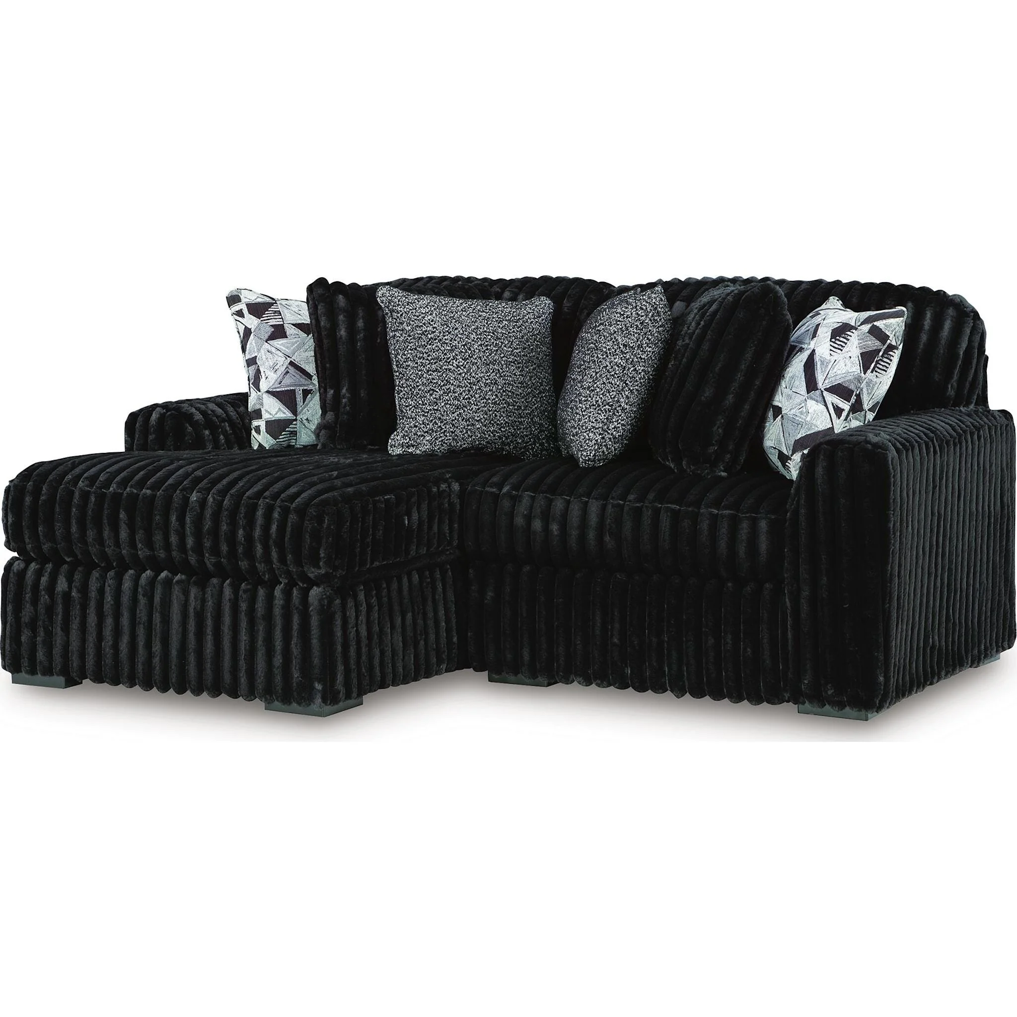 Midnight-Madness 2 Piece Sectional with Chaise - Image 22