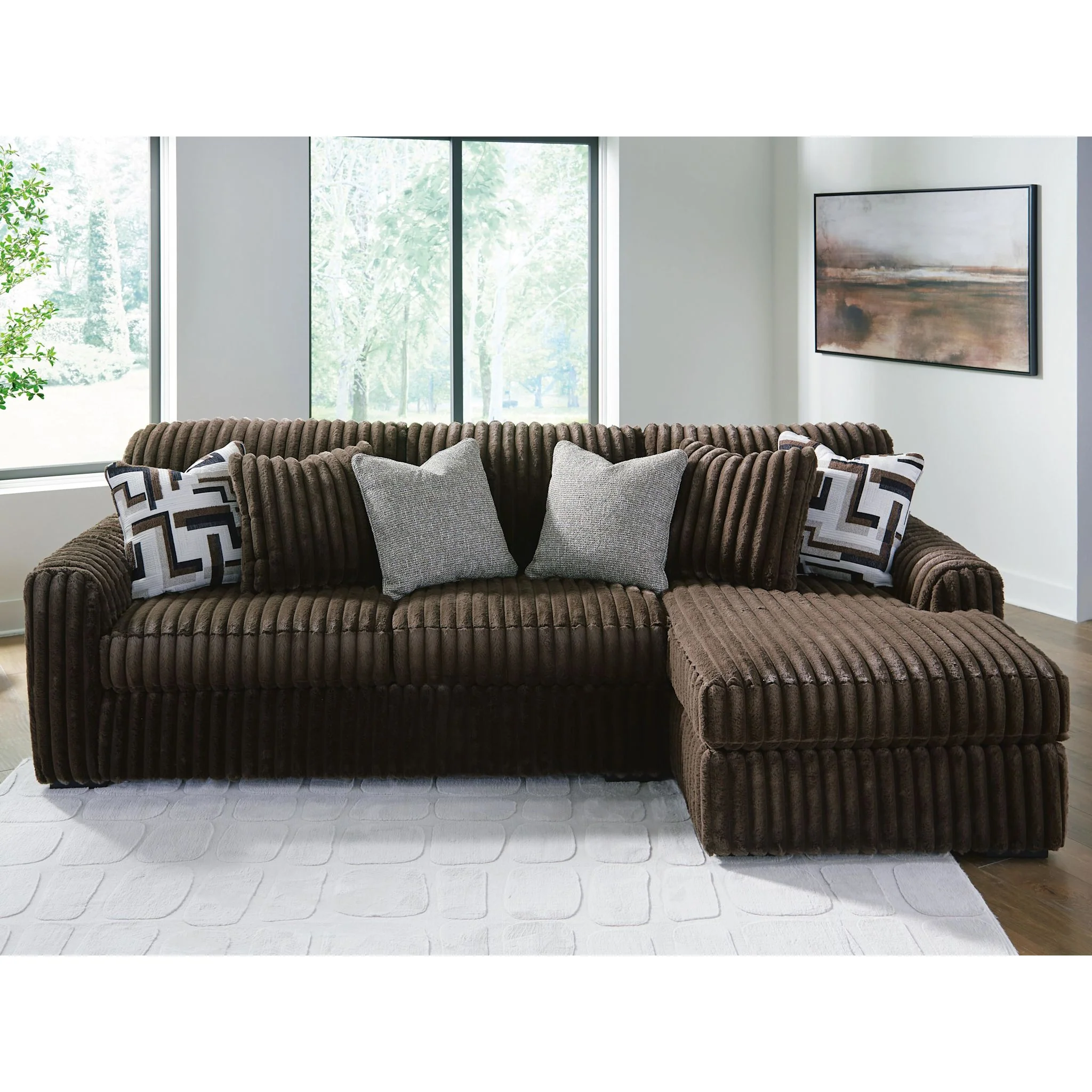Midnight-Madness 2 Piece Sectional with Chaise - Image 56