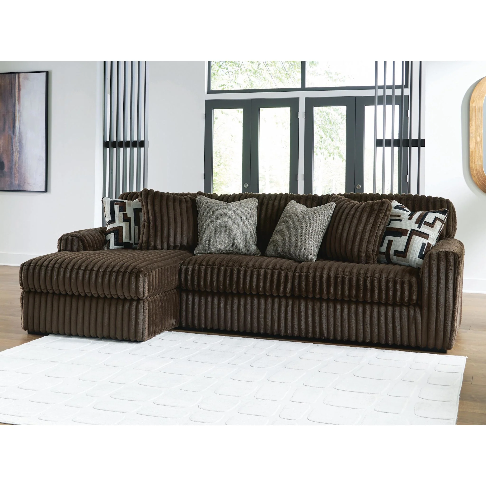 Midnight-Madness 2 Piece Sectional with Chaise - Image 78