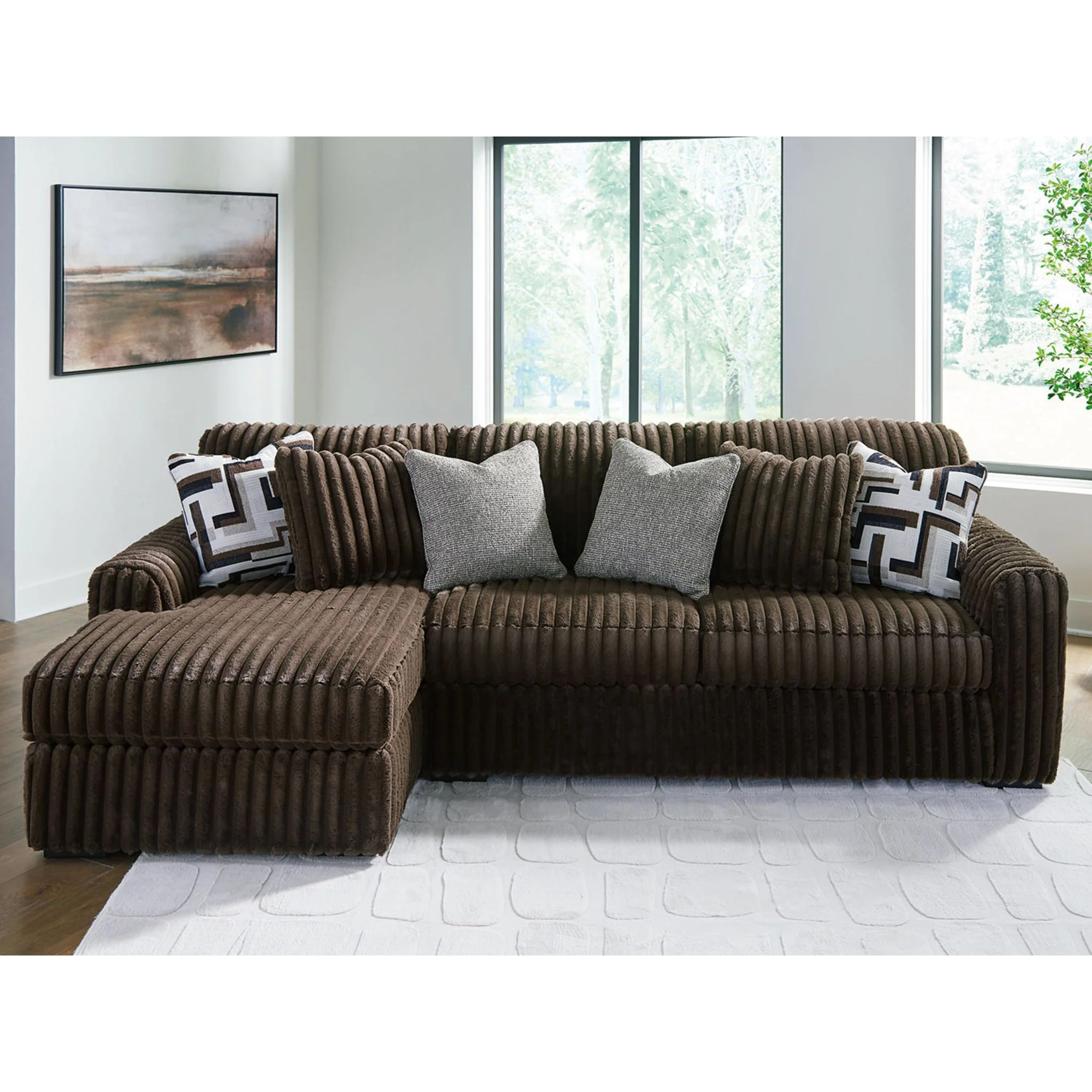 Midnight-Madness 2 Piece Sectional with Chaise - Image 81