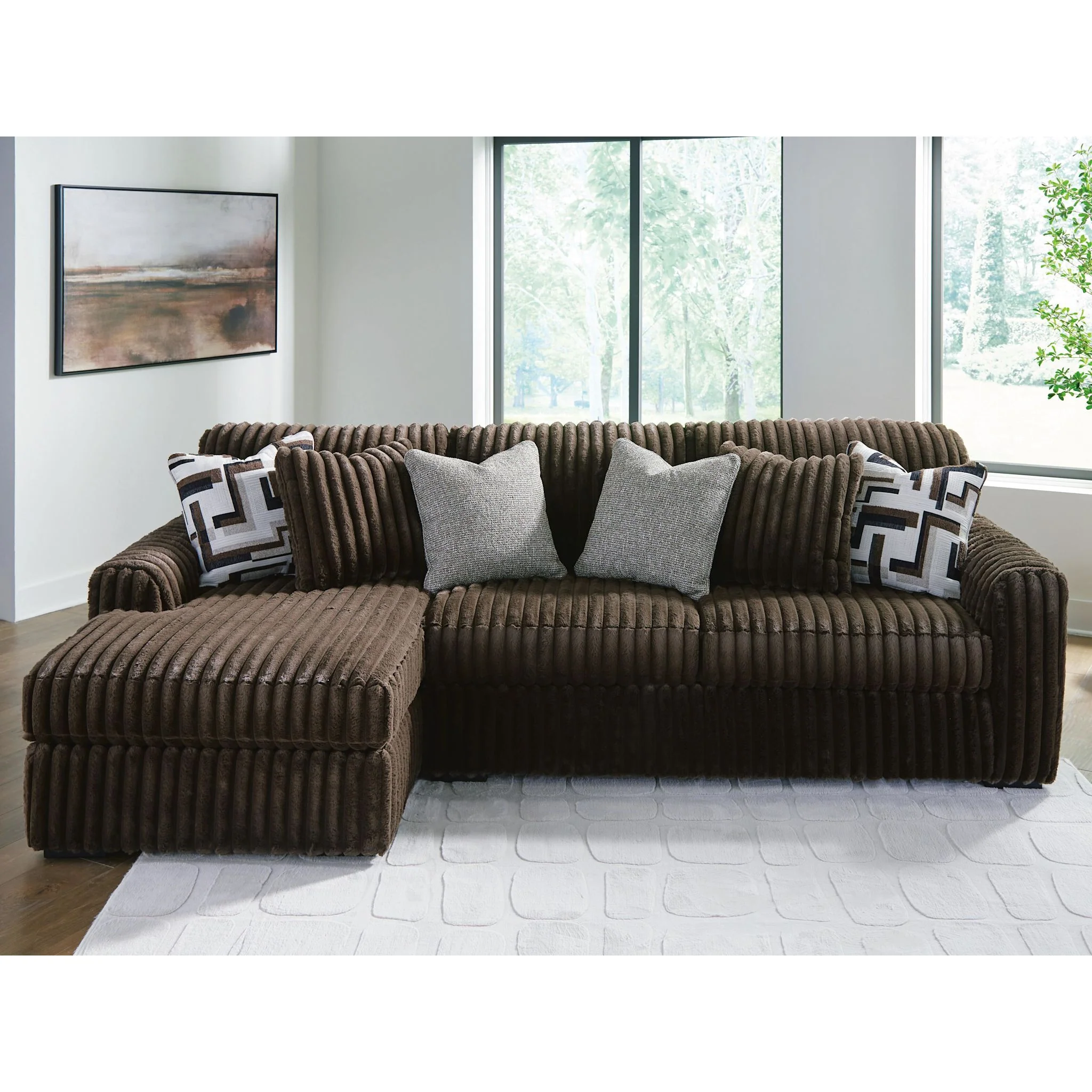 Midnight-Madness 2 Piece Sectional with Chaise - Image 83