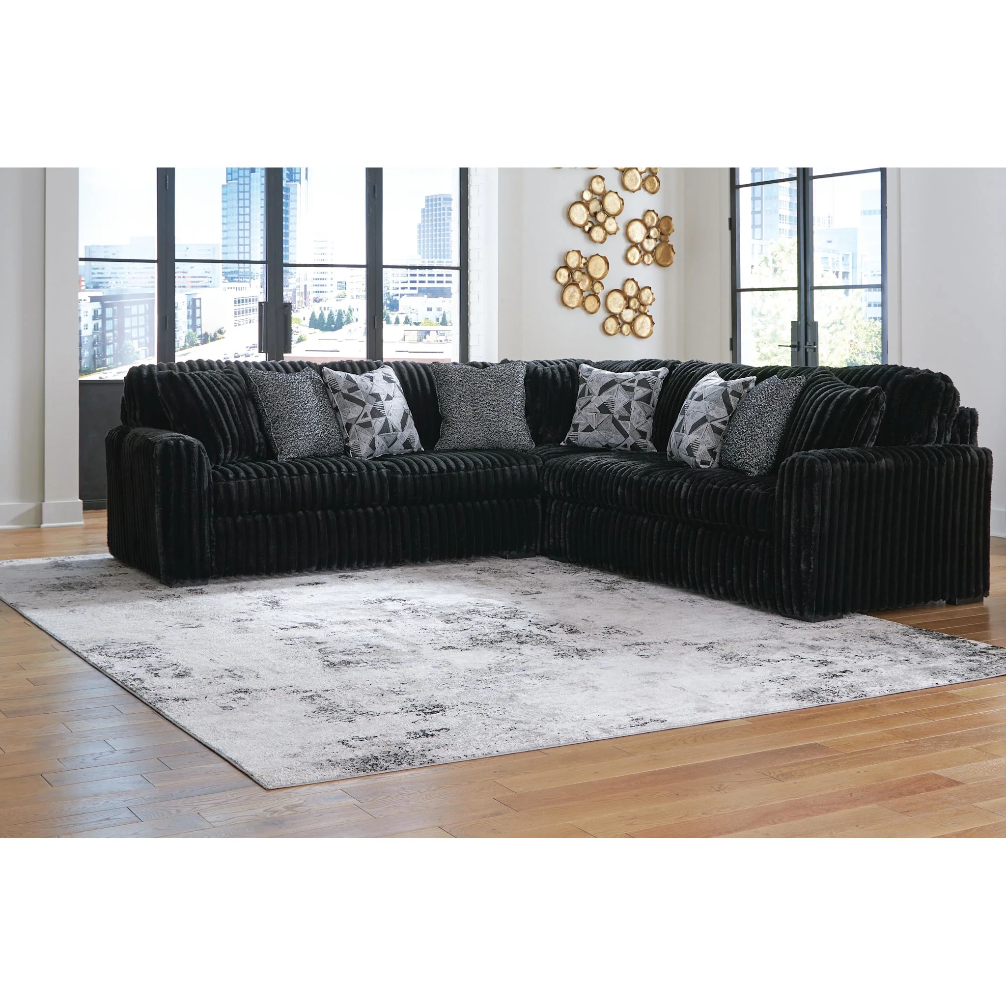 Midnight-Madness 3 Piece Sectional - Image 27