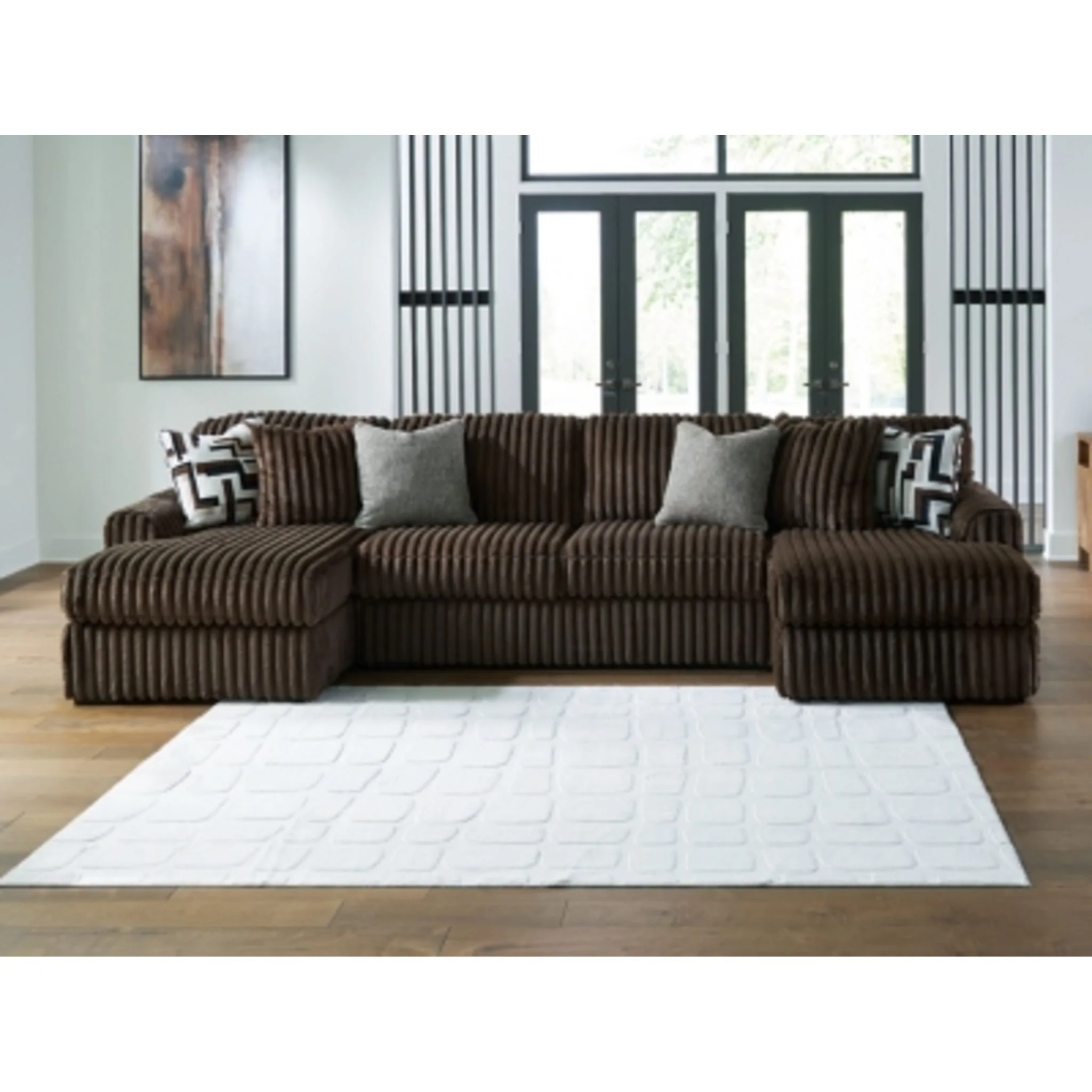 Midnight-Madness 3 Piece Sectional with Dual Chaise - Image 39