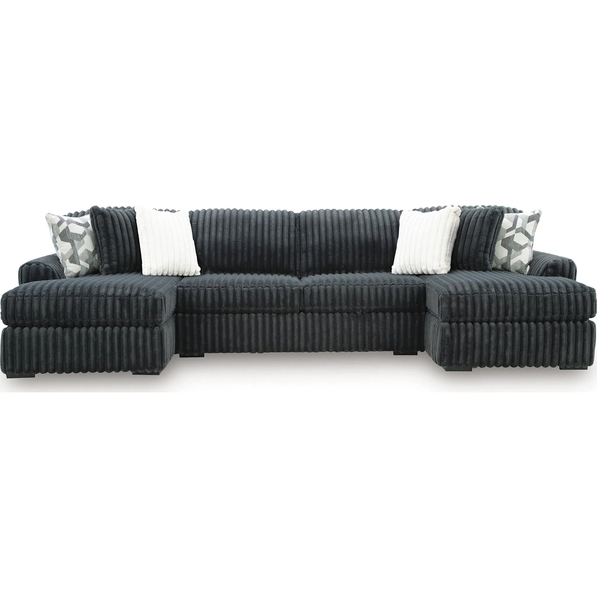 Midnight-Madness 3 Piece Sectional with Dual Chaise - Image 57