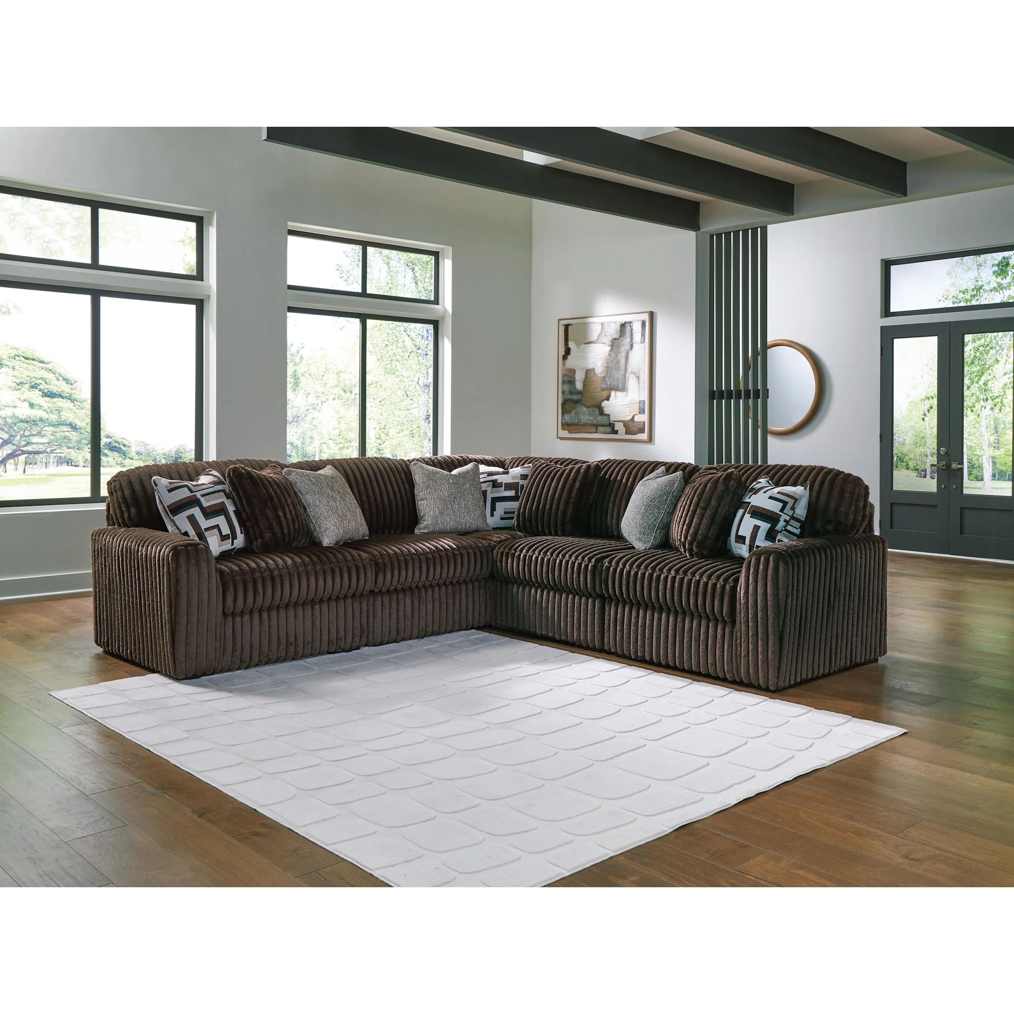 Midnight-Madness 5 Piece Sectional - Image 23