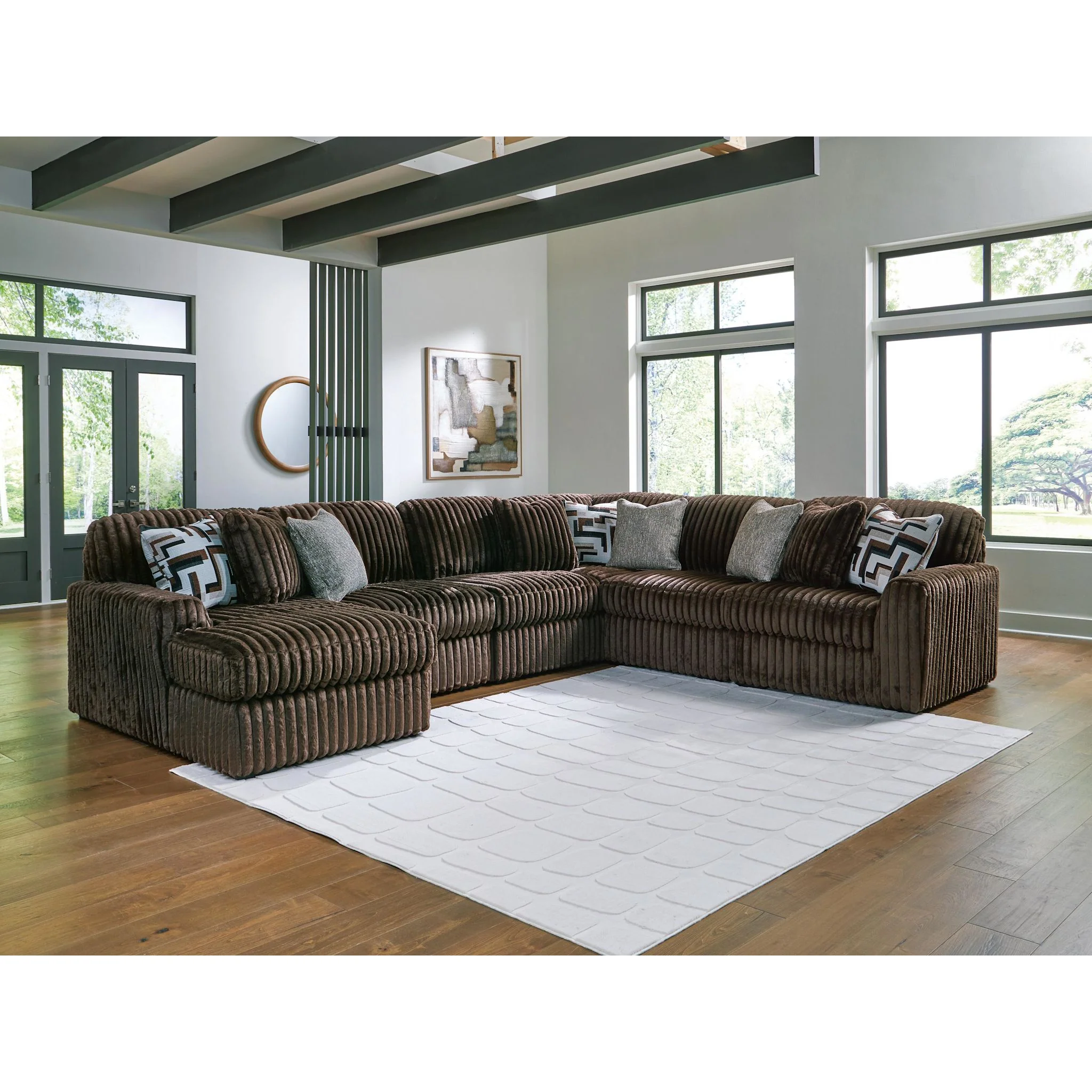 Midnight-Madness 6 Piece Sectional with Chaise - Image 32