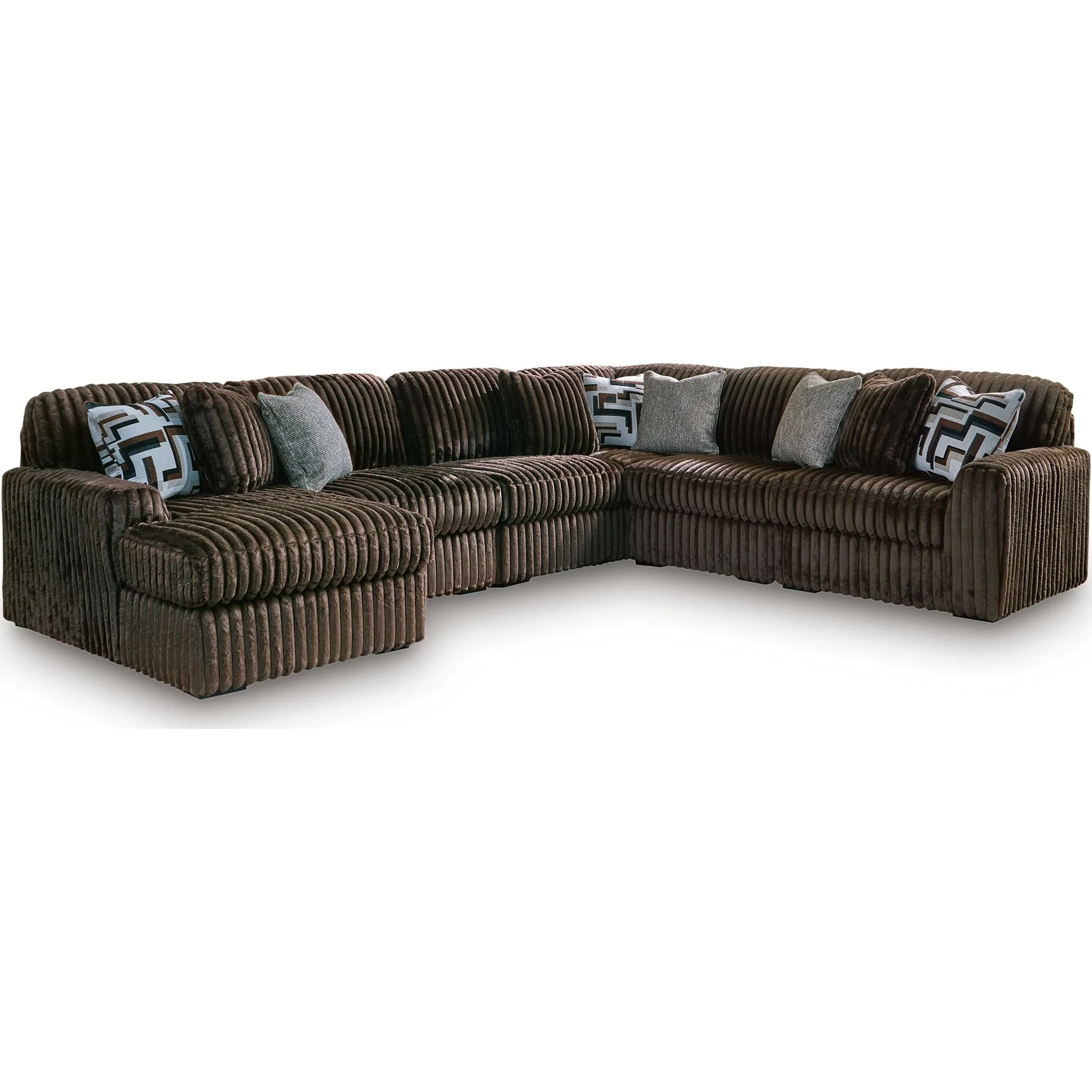 Midnight-Madness 6 Piece Sectional with Chaise - Image 37