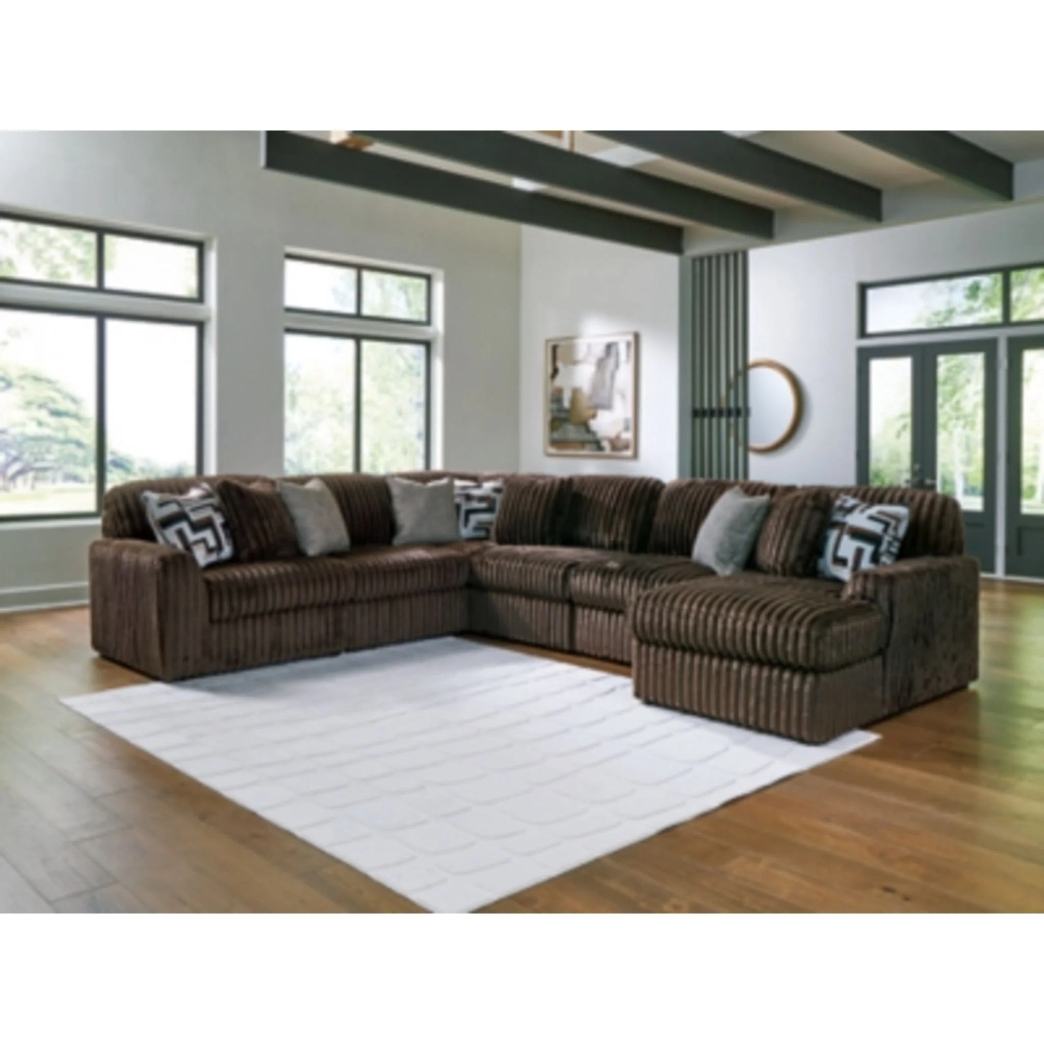 Midnight-Madness 6 Piece Sectional with Chaise - Image 5