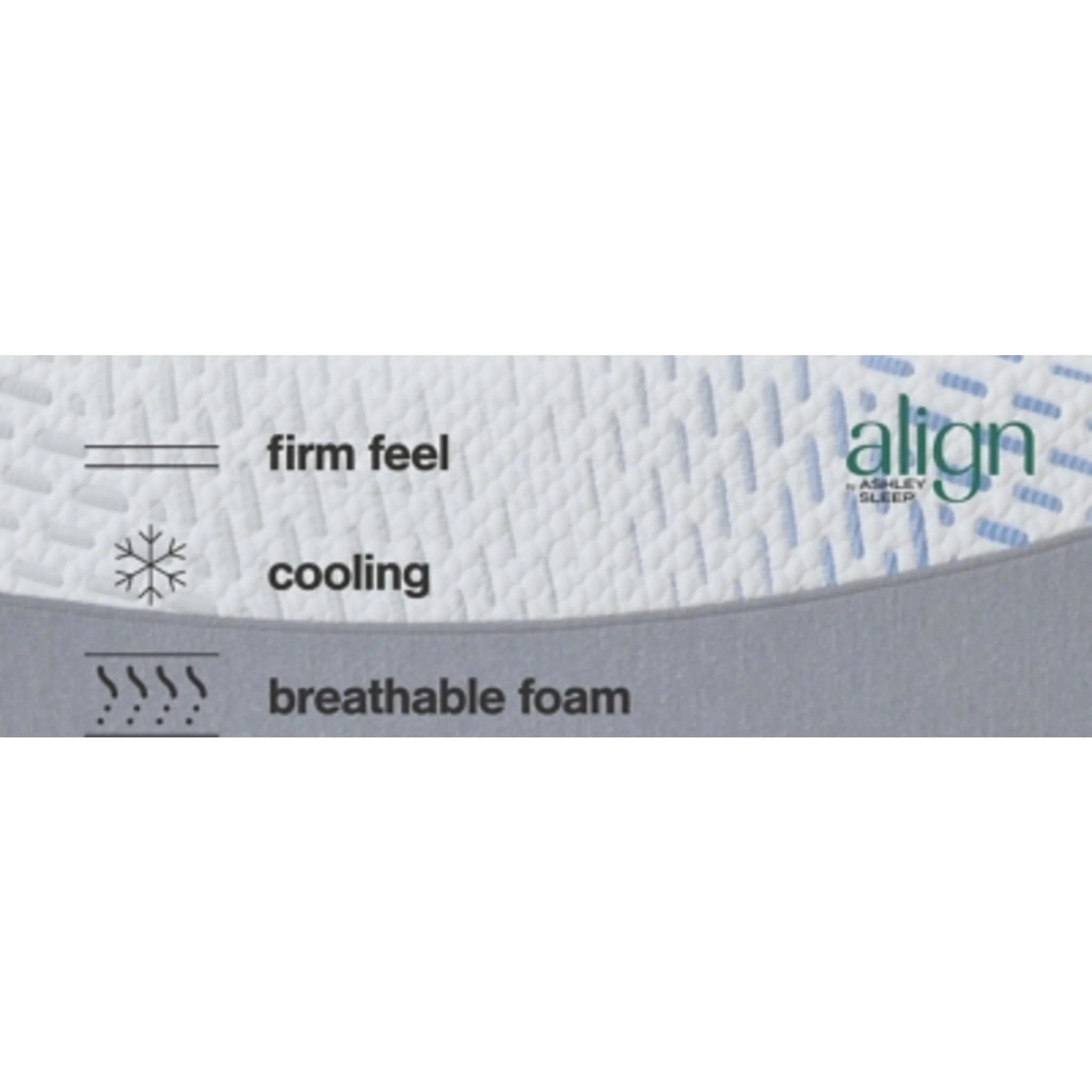 Ashley Sleep Align Firm Gel Memory Foam Mattress - Image 7
