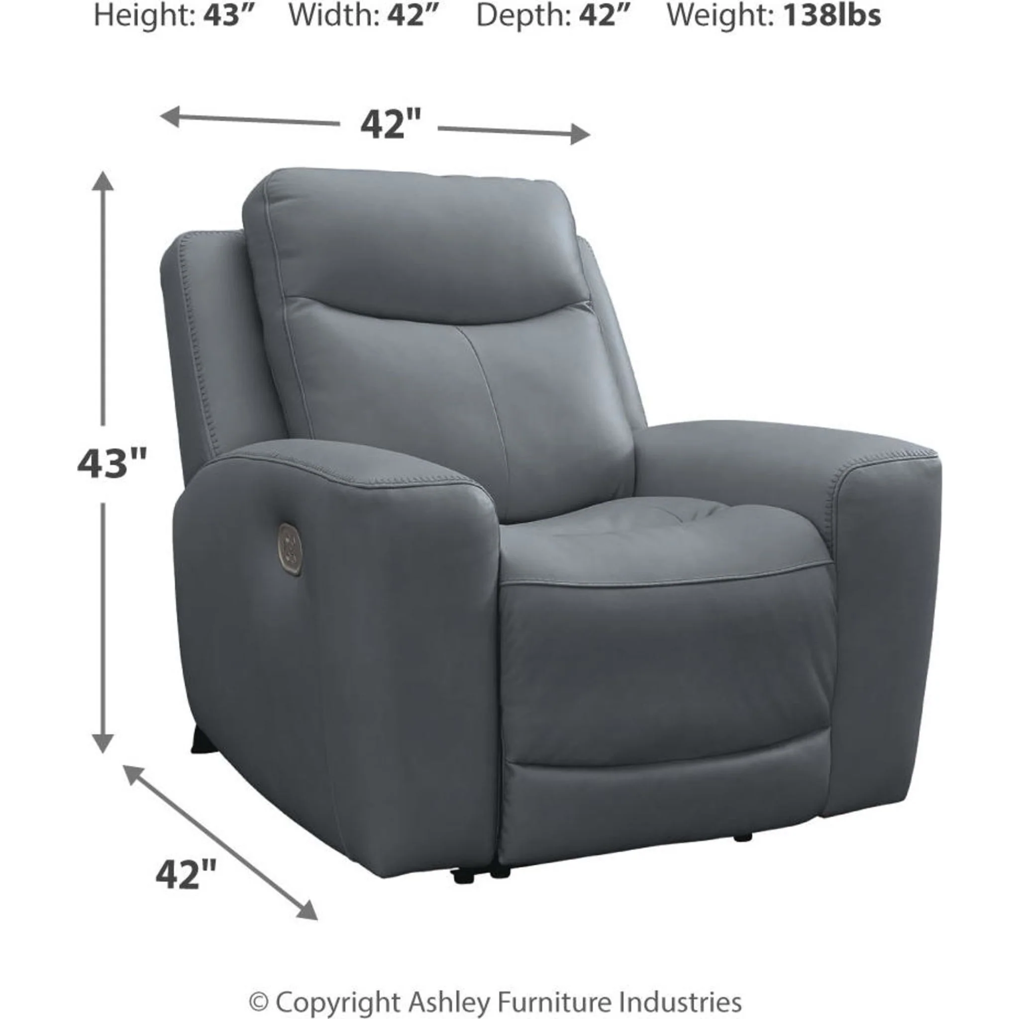 Mindanao Power Recliner with Adjustable Headrest - Image 36