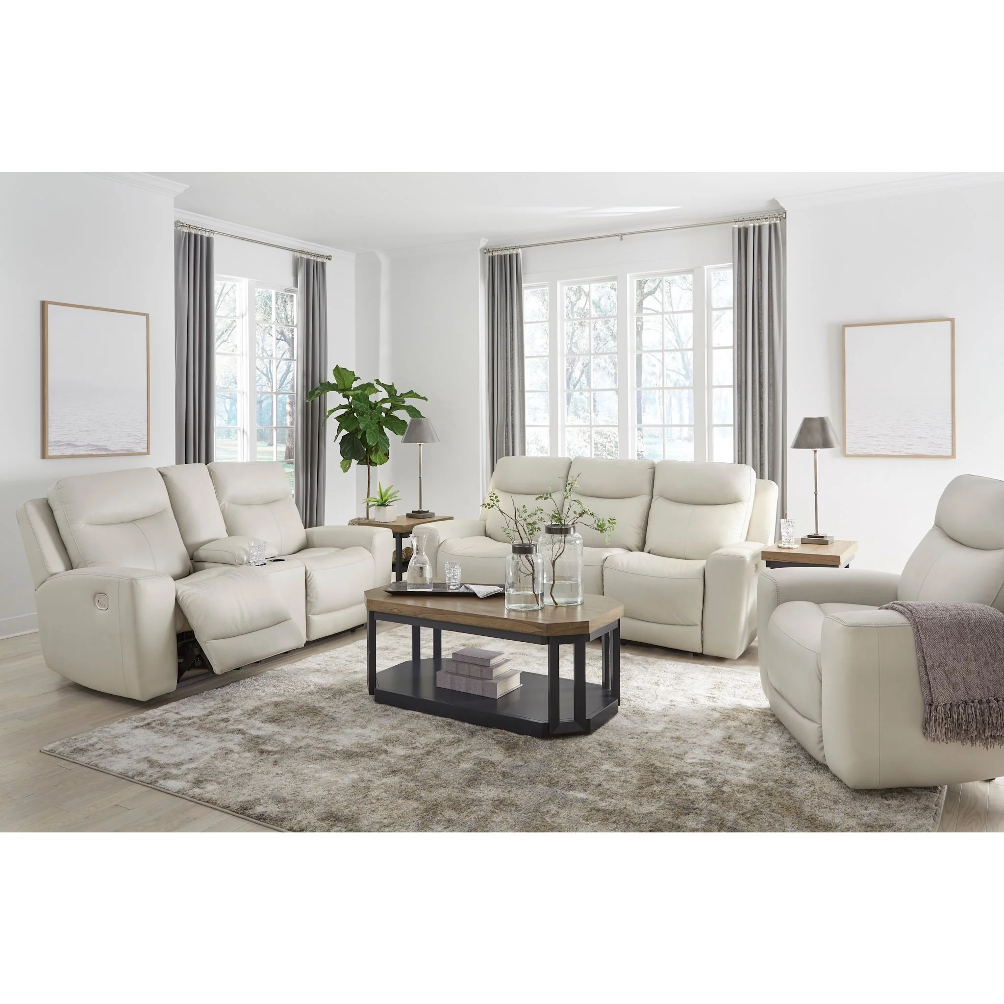 Mindanao Power Reclining Love w/Console and Adj Headrest - Image 9