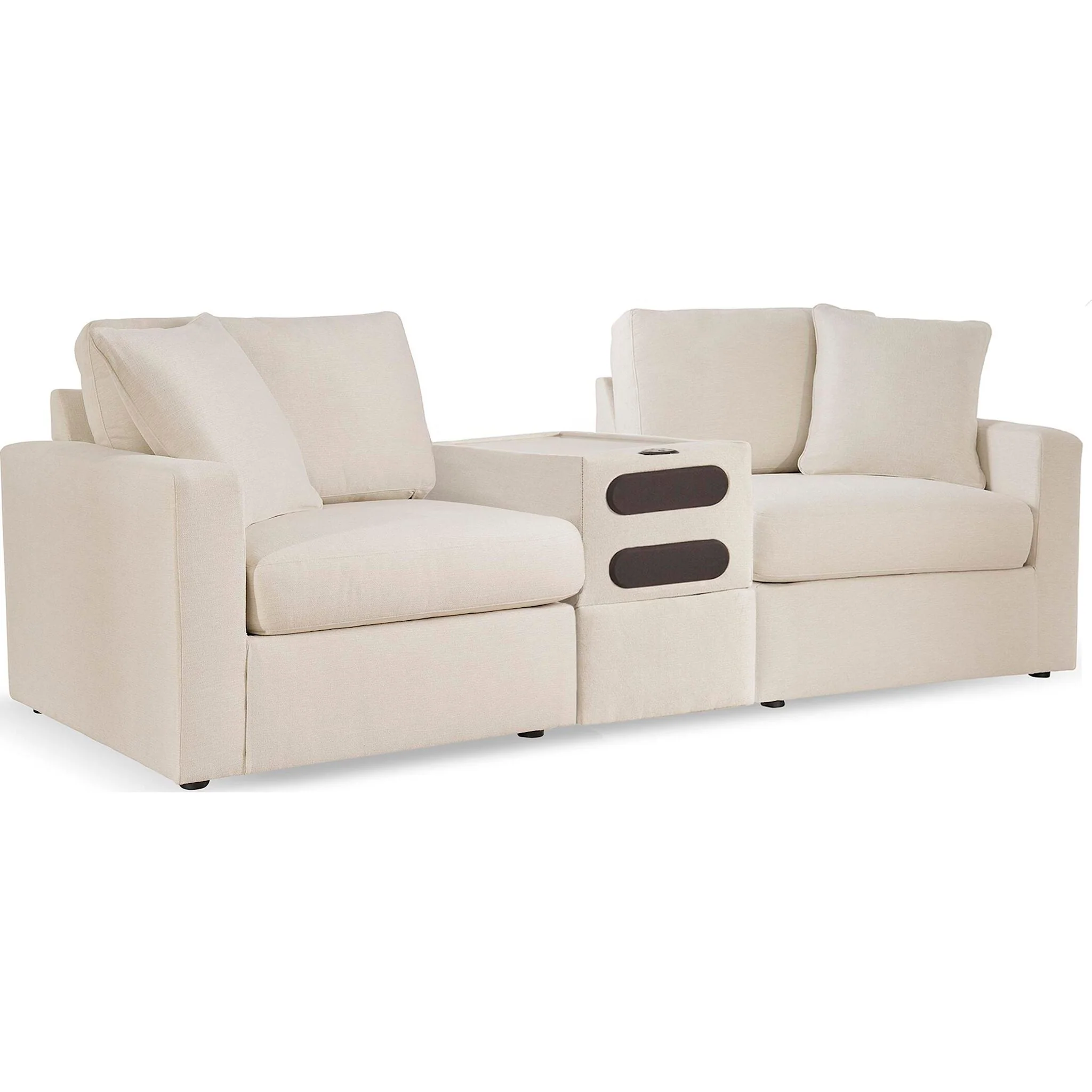 Modmax 3 Piece Modular Sectional with Audio Console - Image 66