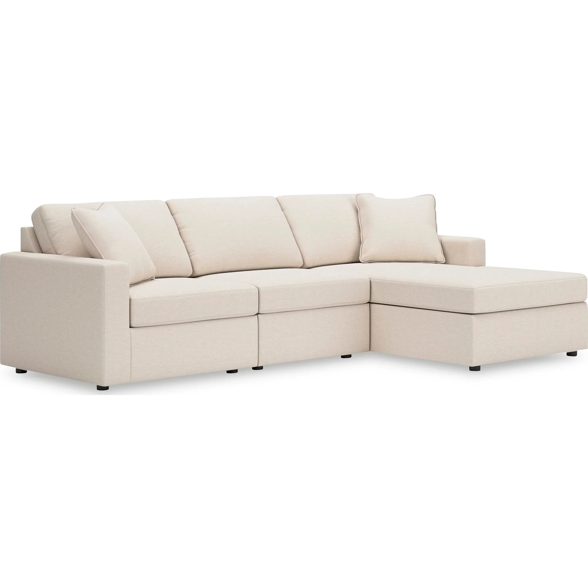 Modmax 3 Piece Modular Sectional with Chaise - Image 21