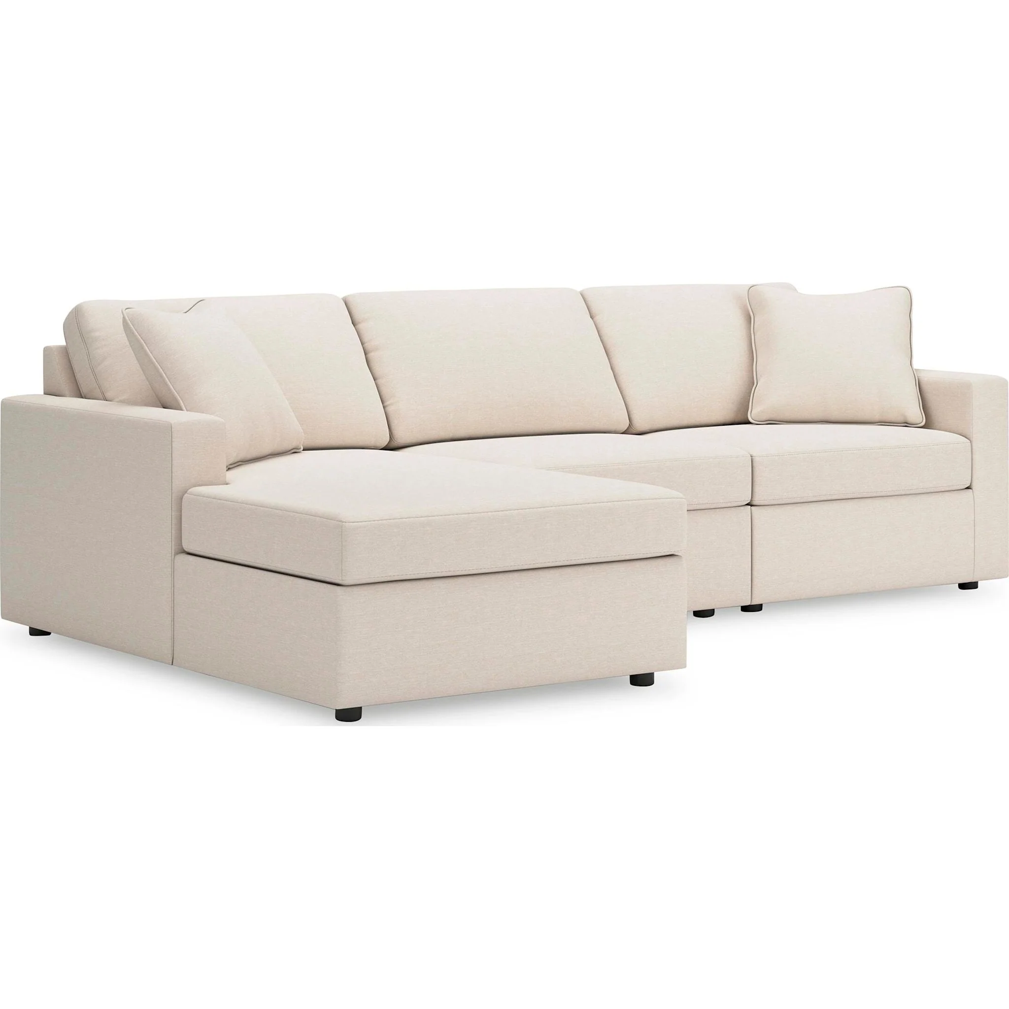 Modmax 3 Piece Modular Sectional with Chaise - Image 30
