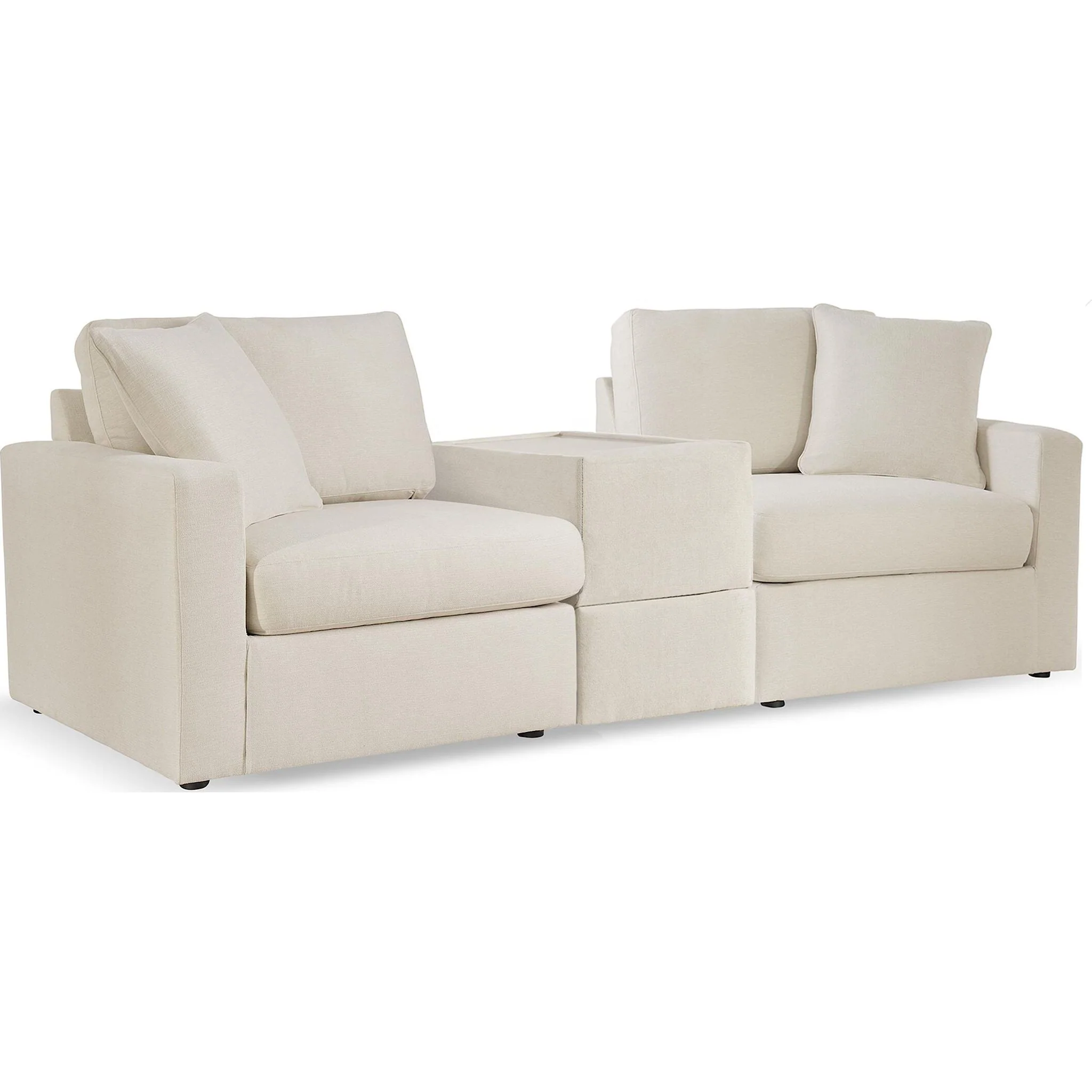 Modmax 3 Piece Modular Sectional with Console - Image 38