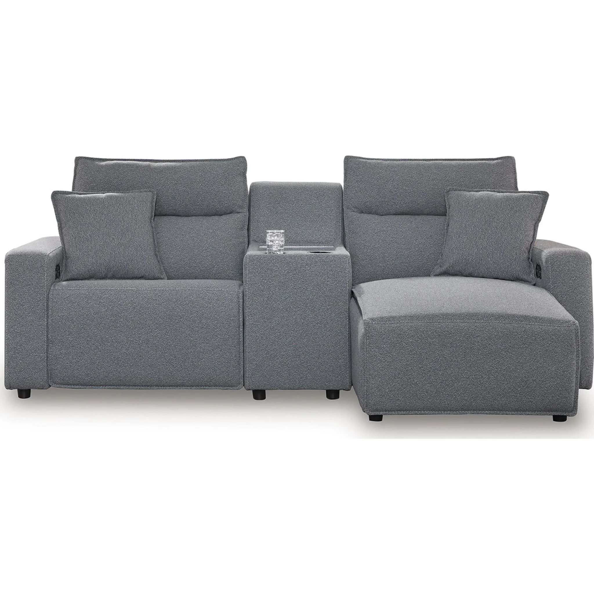 Modmax II 3 Piece Modular Power Reclining Sectional with Chaise