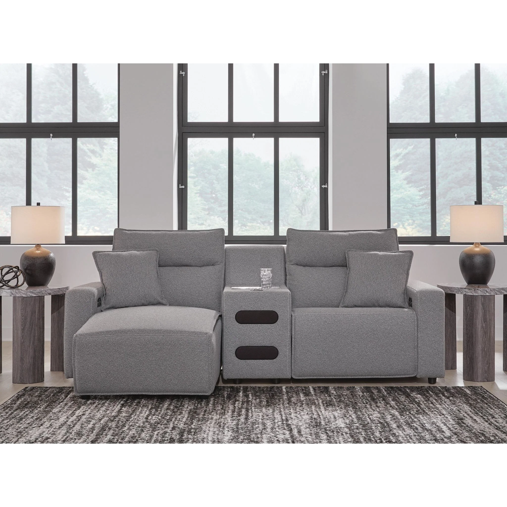 Modmax II 3 Piece Modular Power Reclining Sectional with Chaise - Image 17